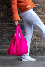 Bag It Berry Medium Reusable Bag – Recycled Foldable Tote