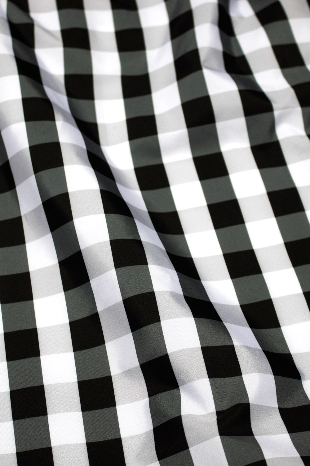 Bag It Gingham Black & White Medium Reusable Bag – Recycled Foldable Tote