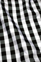 Bag It Gingham Black & White Medium Reusable Bag – Recycled Foldable Tote