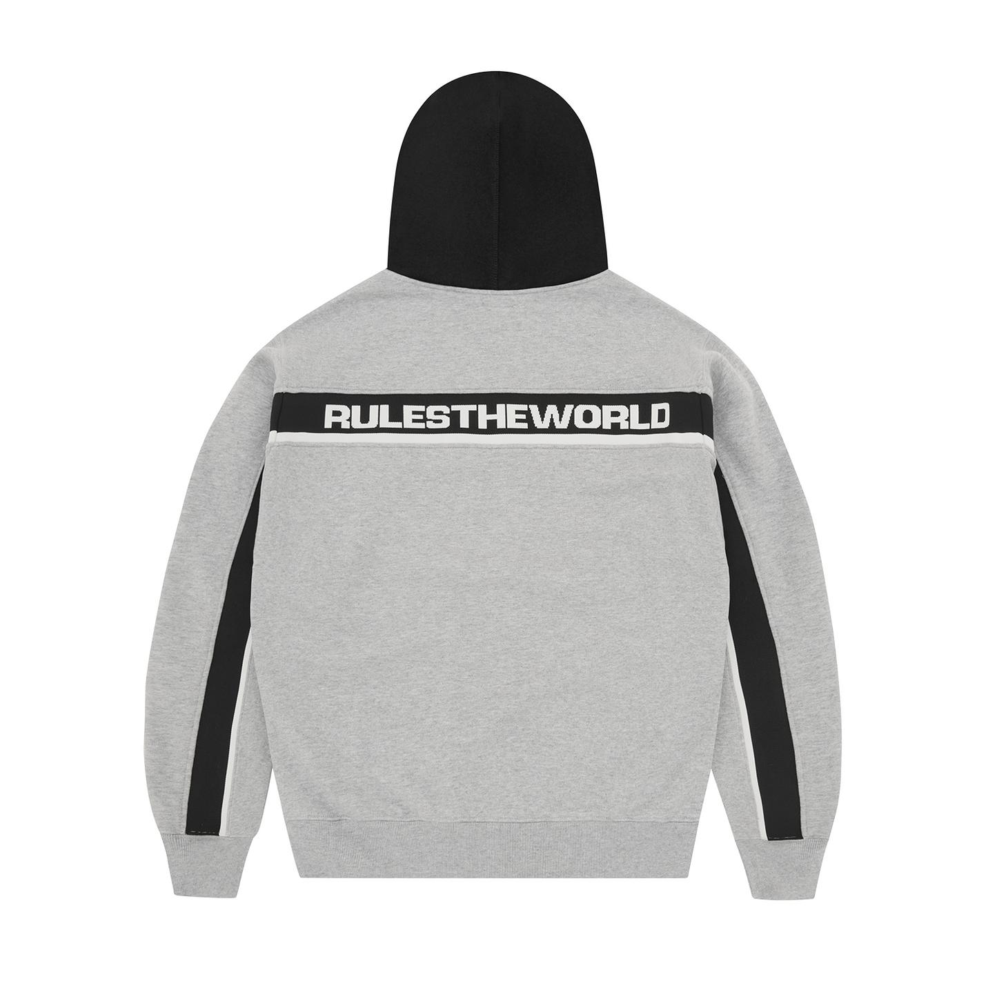 Corteiz Ribbed Sporteiz Zip Hoodie - Heather Grey