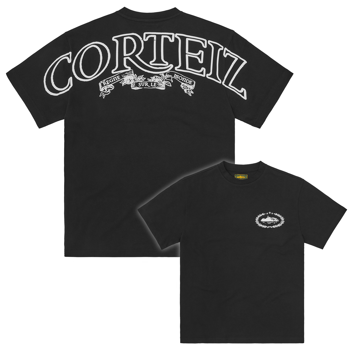Corteiz Royale Heavyweight Tee - Black
