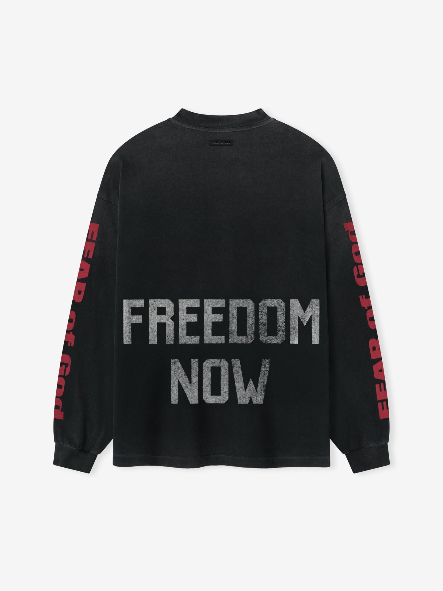Fear of God Freedom Relaxed Long Sleeve Tee – Black, Men's Cotton Jersey