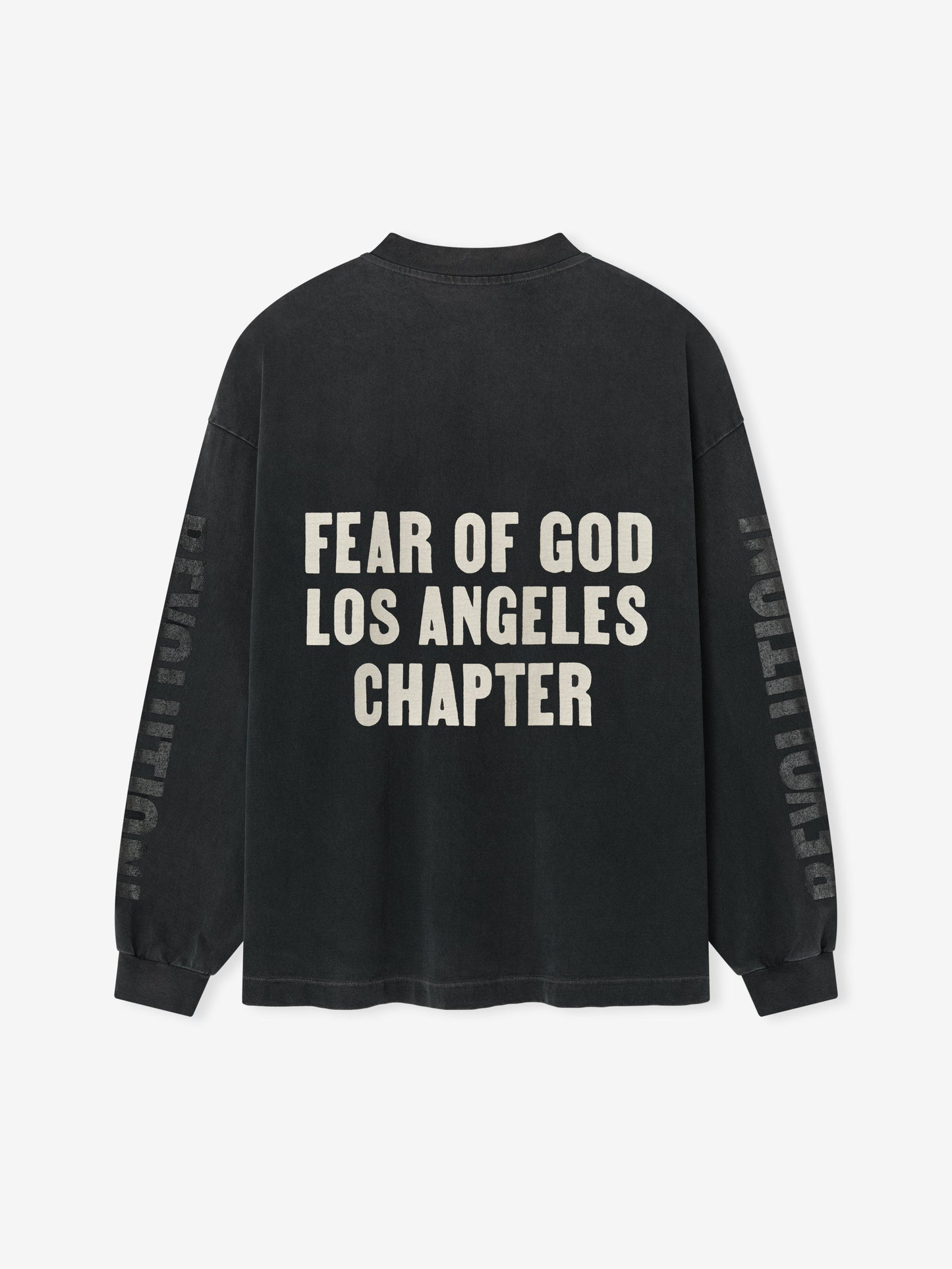 Fear of God Disciple Relaxed Long Sleeve Tee – Black, Men's Cotton Jersey