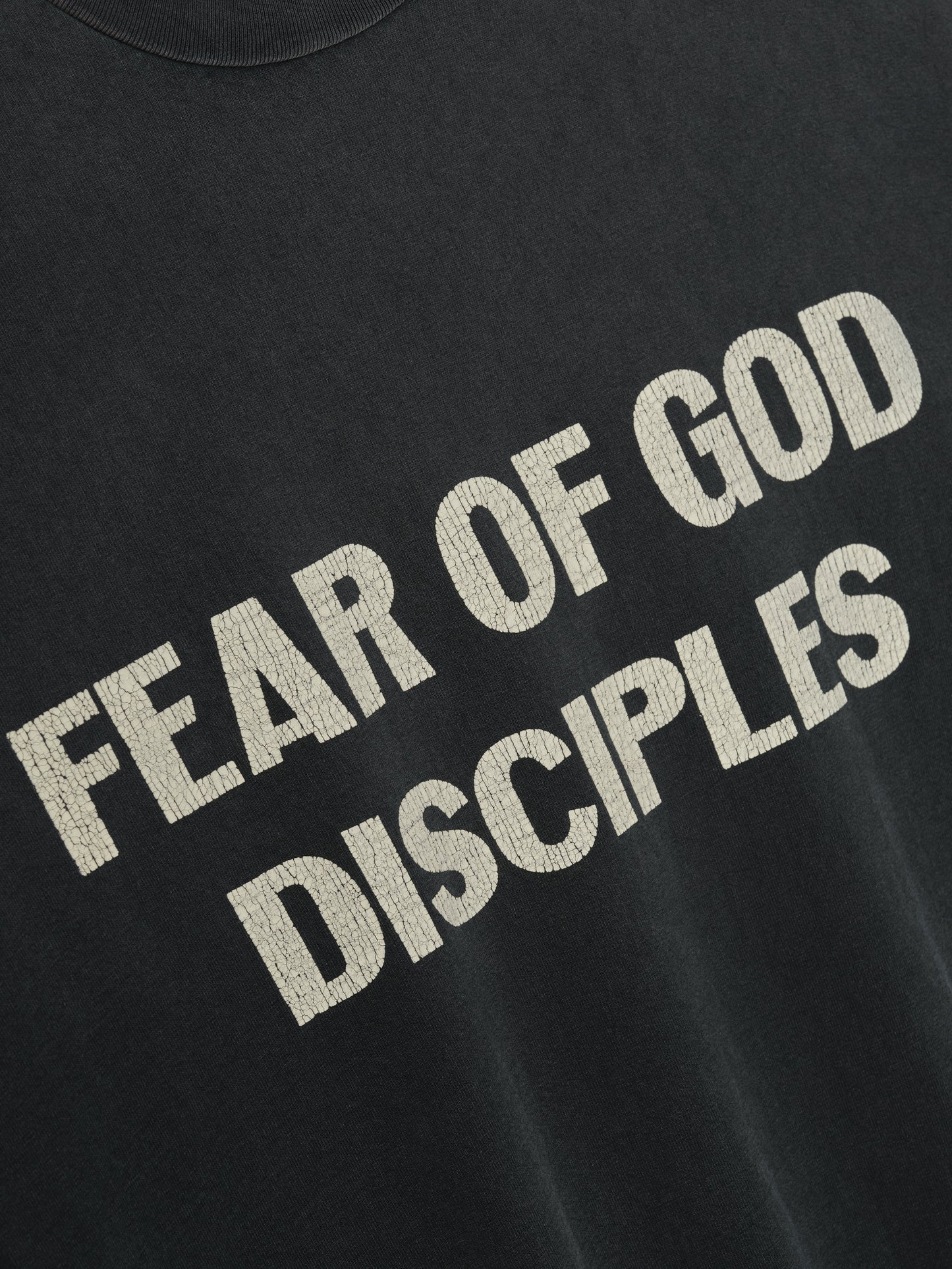 Fear of God Disciple Relaxed Long Sleeve Tee – Black, Men's Cotton Jersey