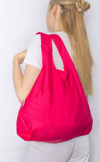 Bag It Berry Medium Reusable Bag – Recycled Foldable Tote