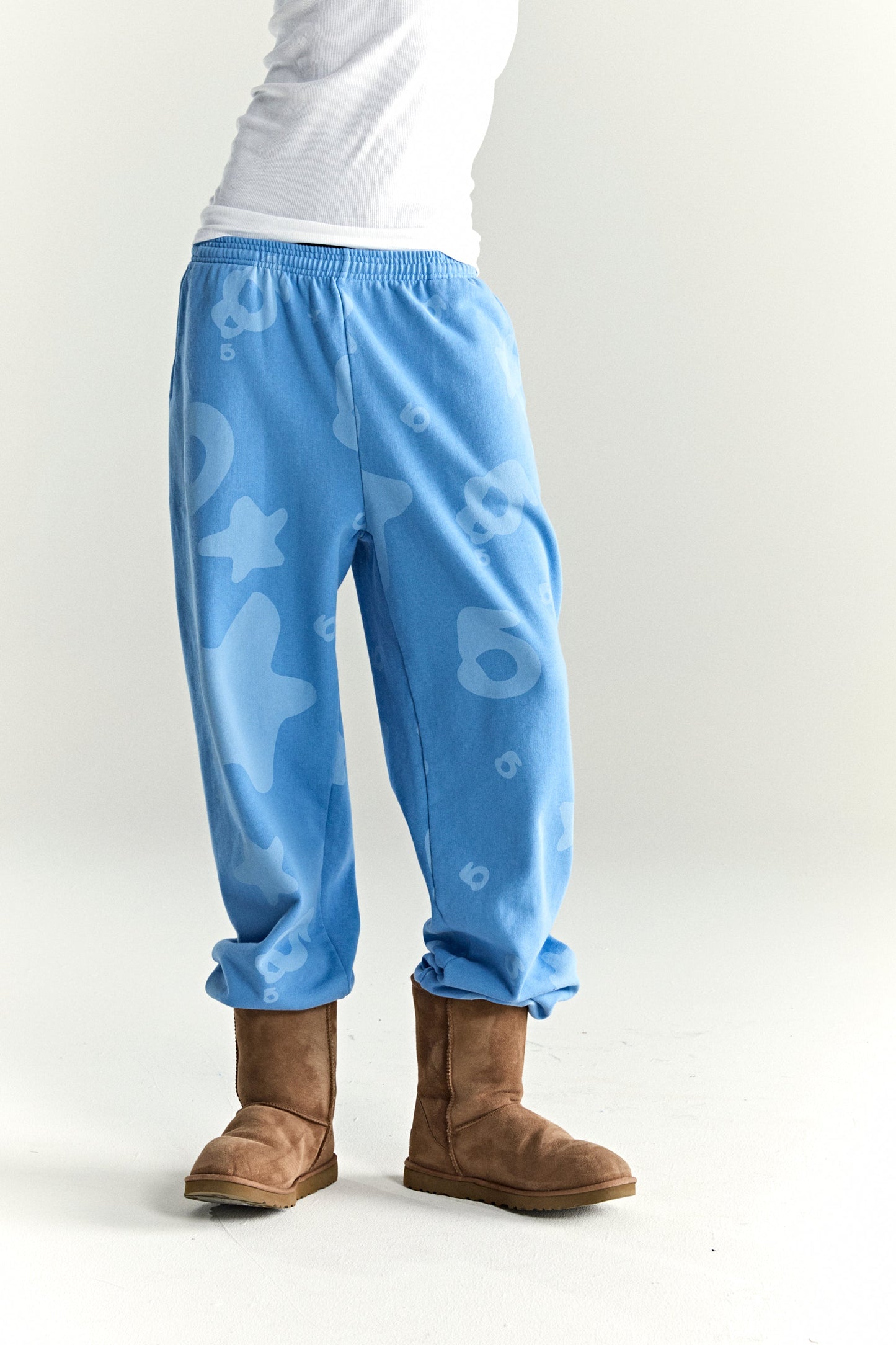 SP5DER Beluga V2 Sweatpant in Dusty Blue