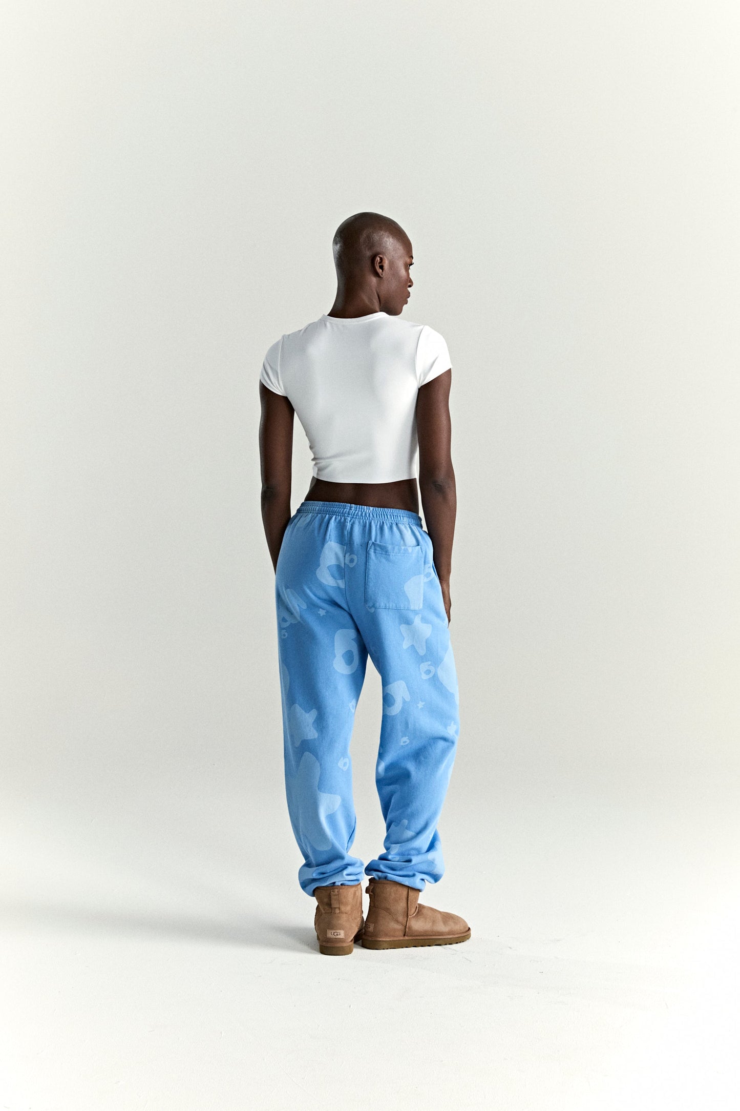 SP5DER Beluga V2 Sweatpant in Dusty Blue