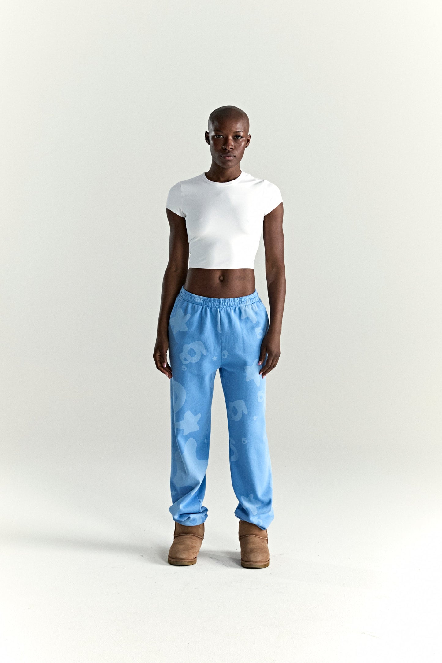 SP5DER Beluga V2 Sweatpant in Dusty Blue