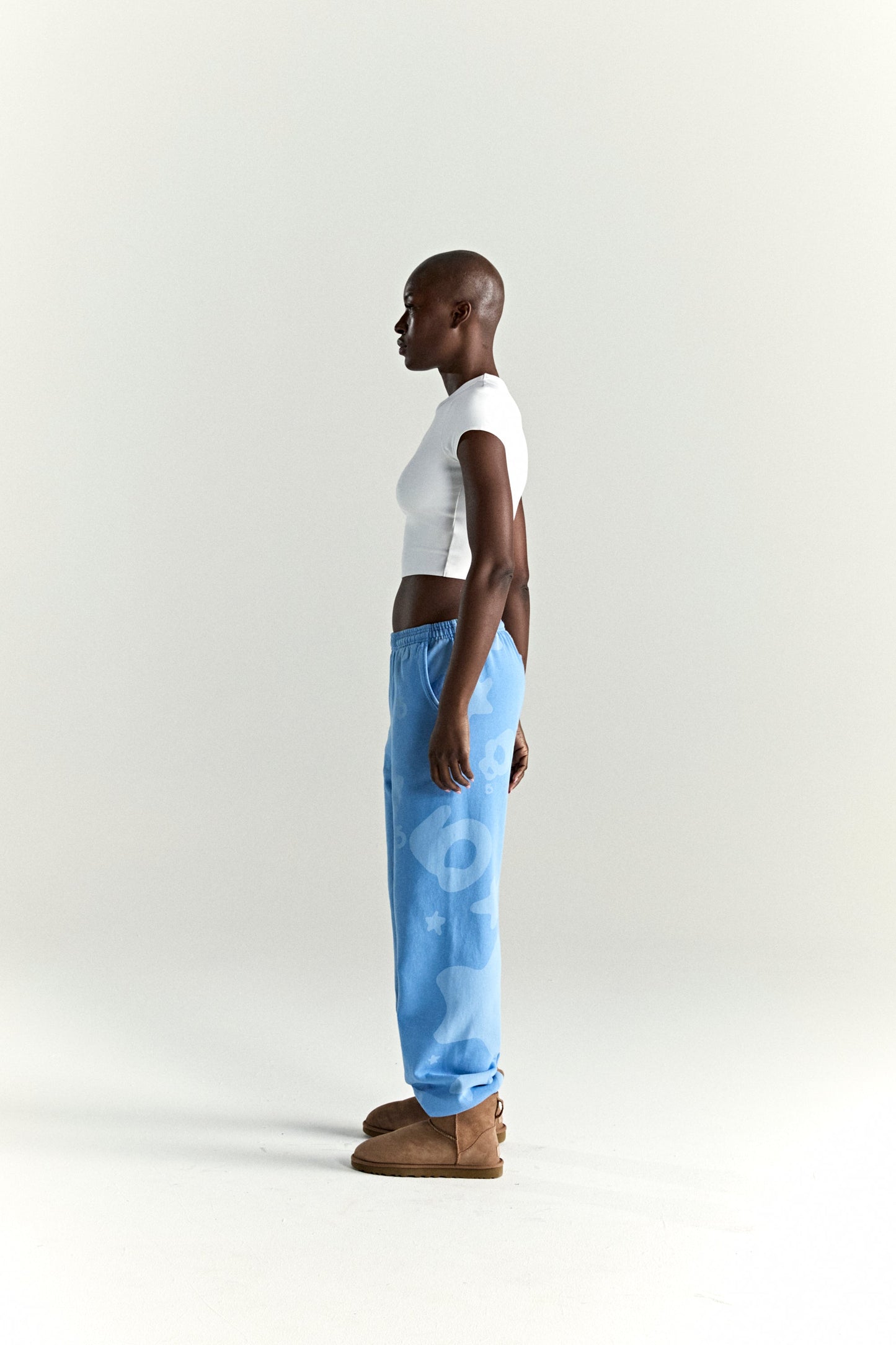 SP5DER Beluga V2 Sweatpant in Dusty Blue
