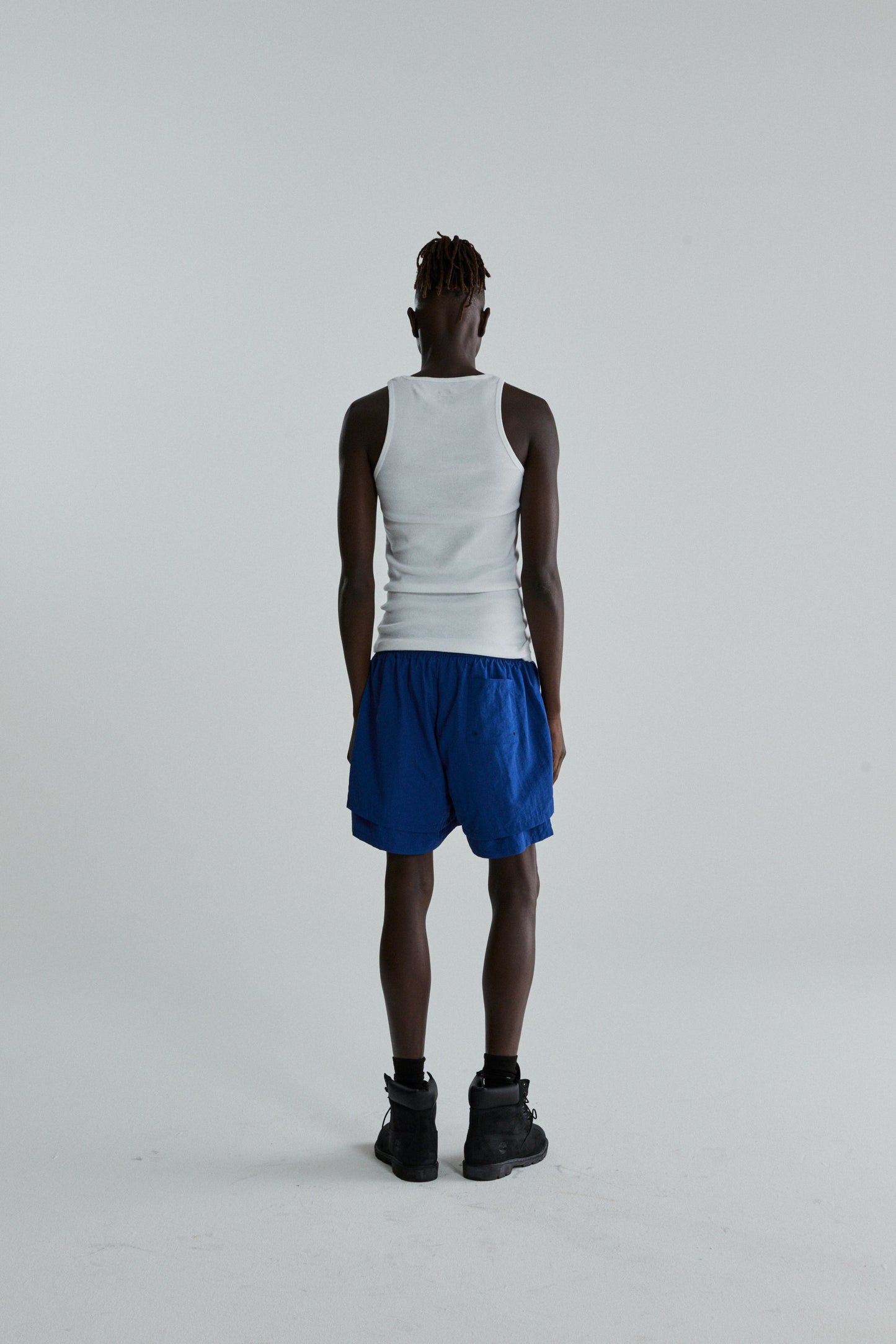 SP5DER OG Web Double Layer Short in Blue