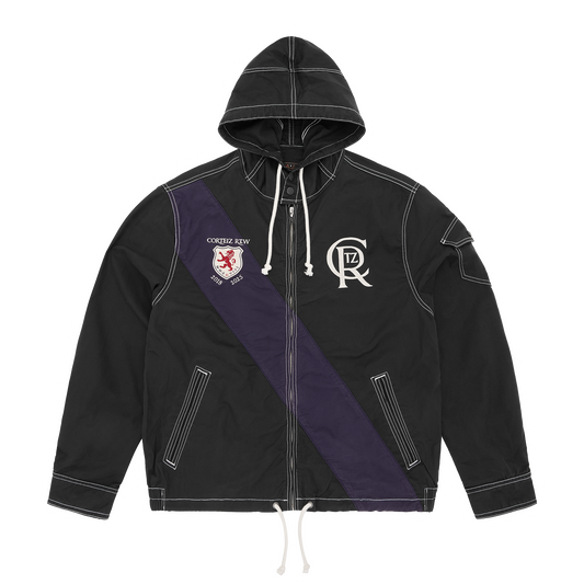 Corteiz Shield Crest Twill Jacket - Black