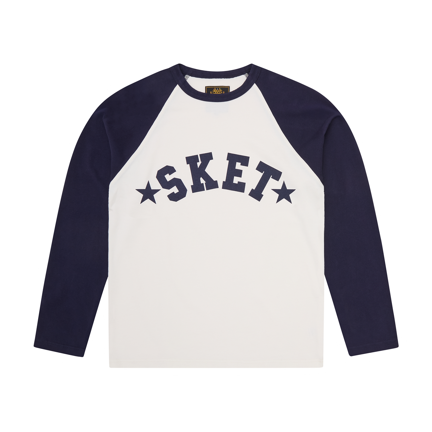 Corteiz Sket Raglan Long Sleeve Shirt - Navy