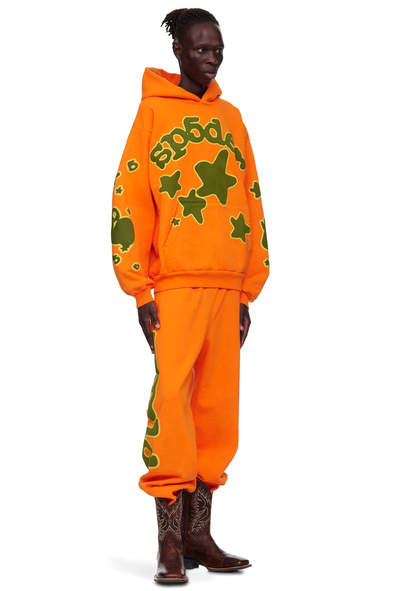 SP5DER Beluga Hoodie – Orange - Detail View 6