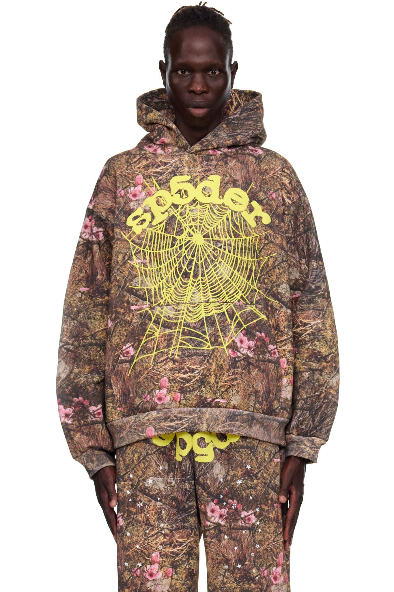 SP5DER OG Web Hoodie - Real Tree Camo - Detail View 3
