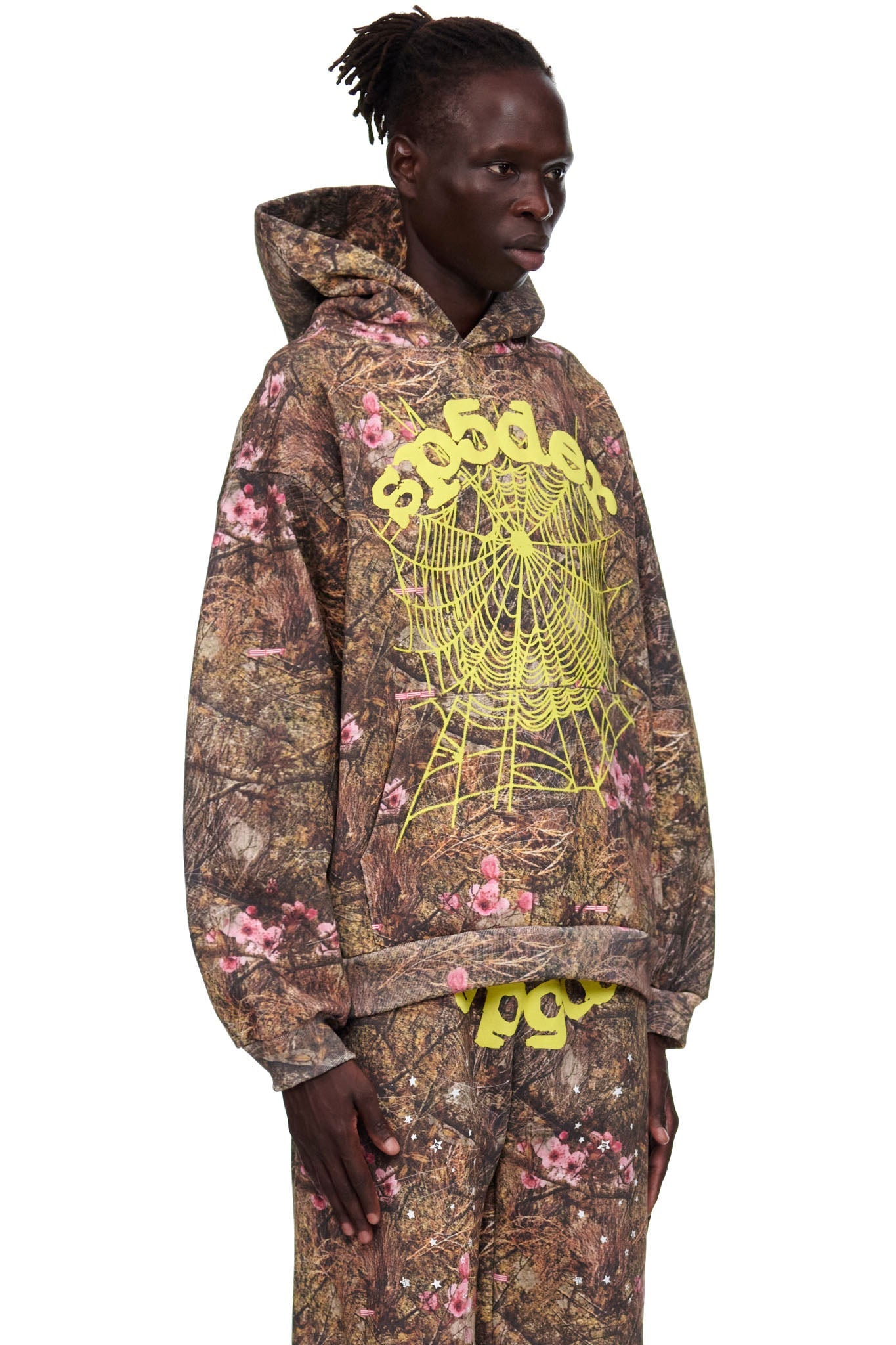 SP5DER OG Web Hoodie - Real Tree Camo - Detail View 4