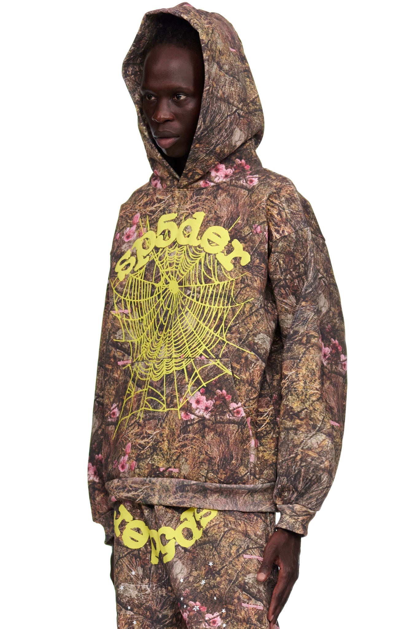 SP5DER OG Web Hoodie - Real Tree Camo - Detail View 5
