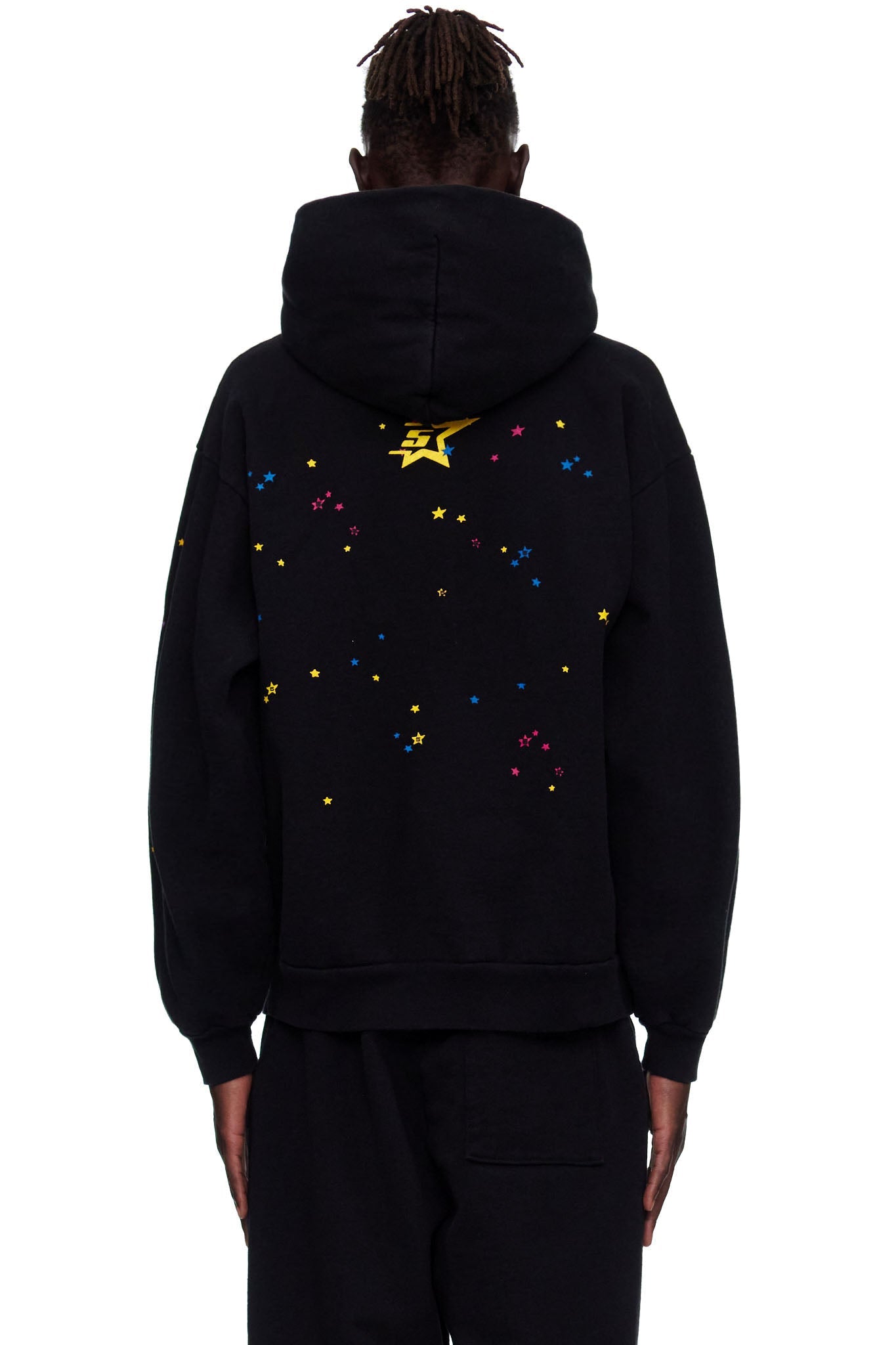 SP5DER Punk V2 Hoodie – Black - Detail View 3