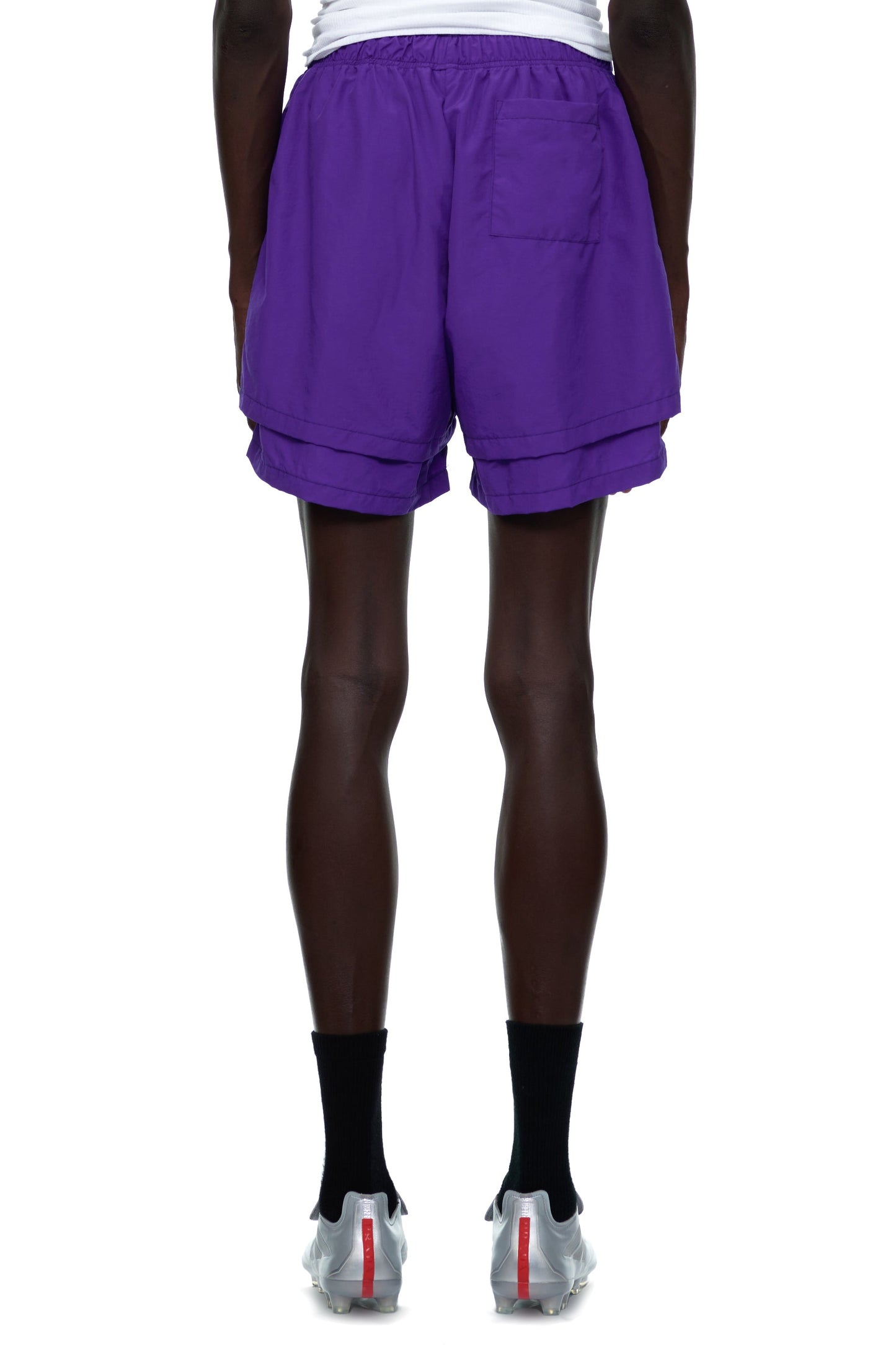 Additional angle view of SP5DER Grape SP5 Pro Short in Purple