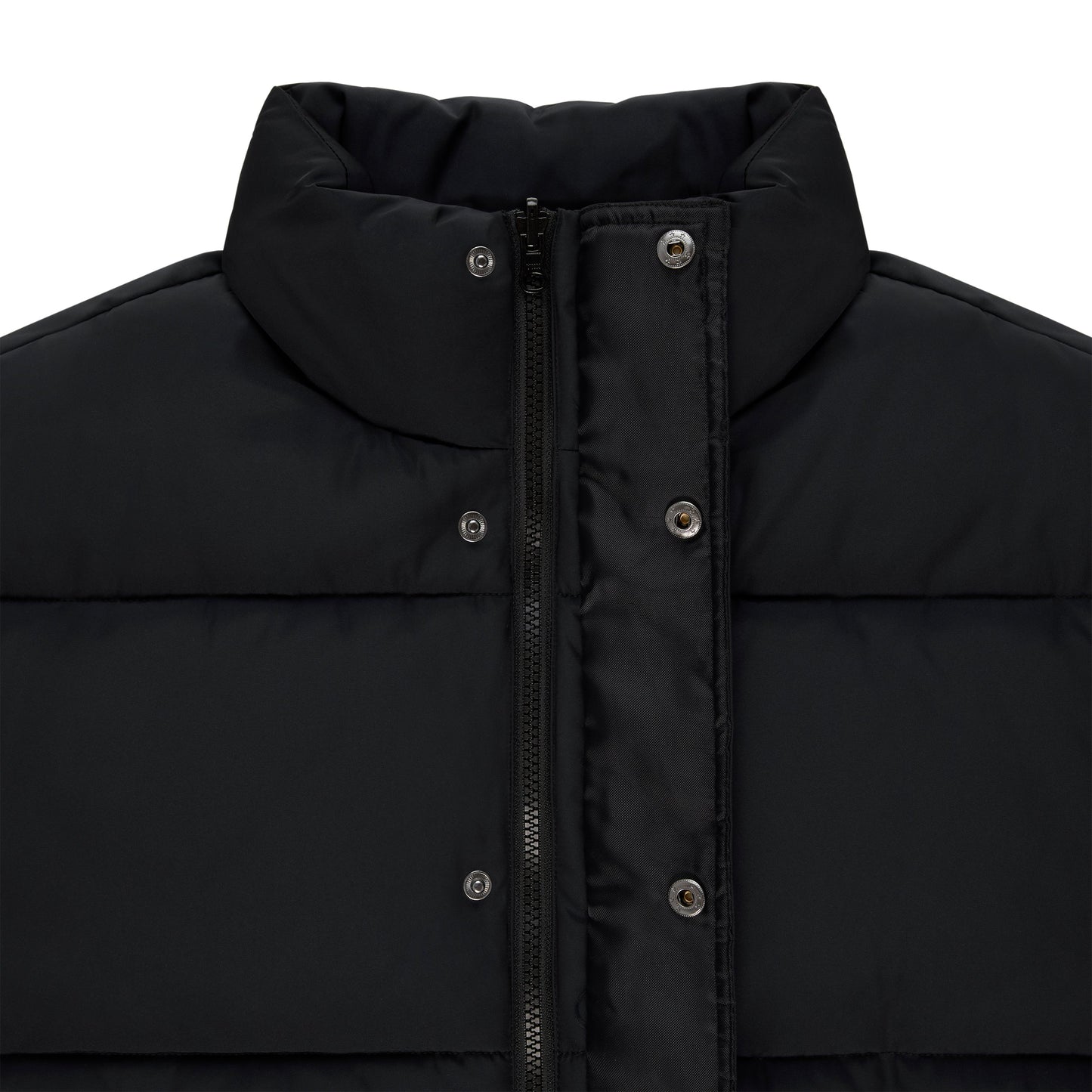 Additional angle view of SP5DER Trackhawk Puffer Jacket in Black
