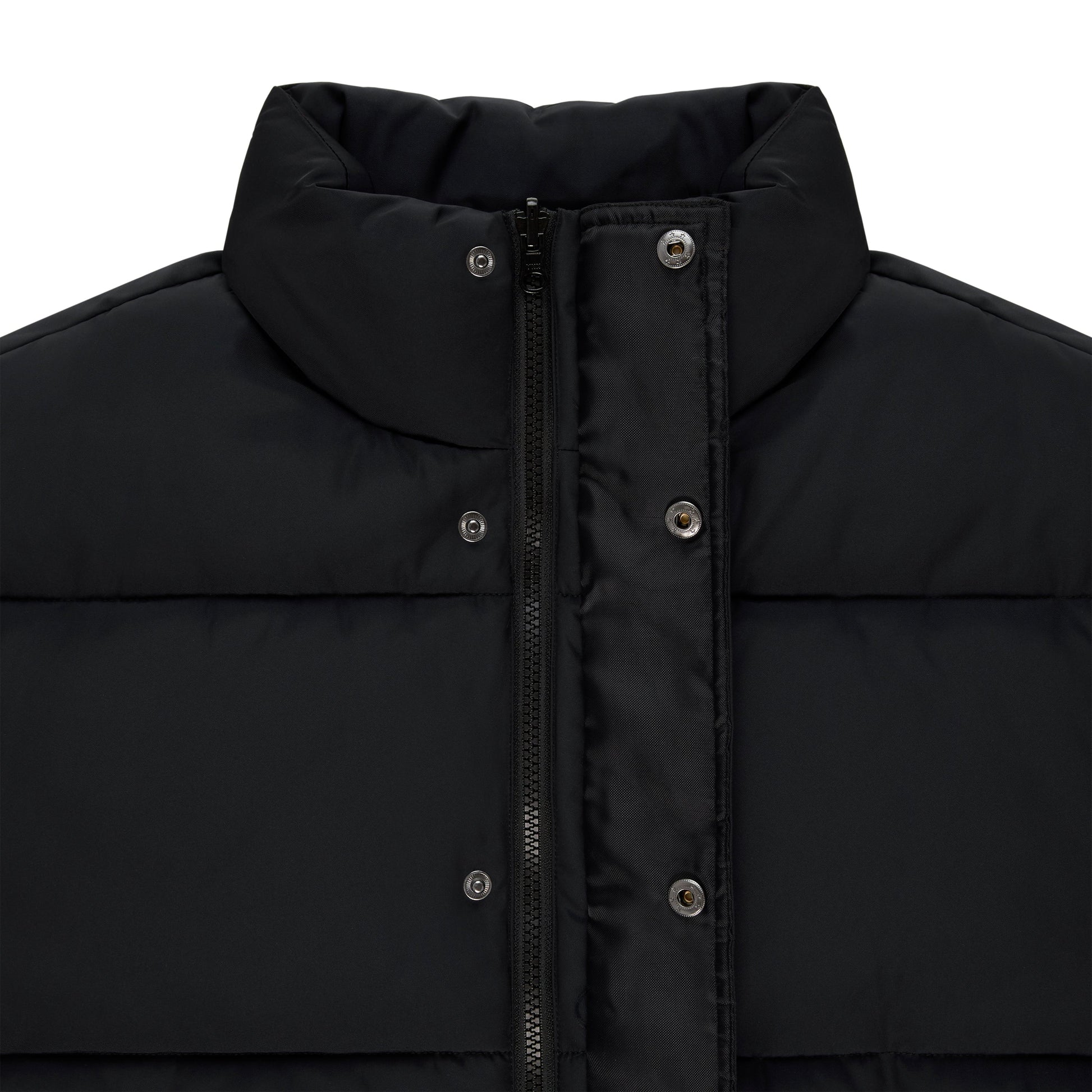 Additional angle view of SP5DER Trackhawk Puffer Jacket in Black