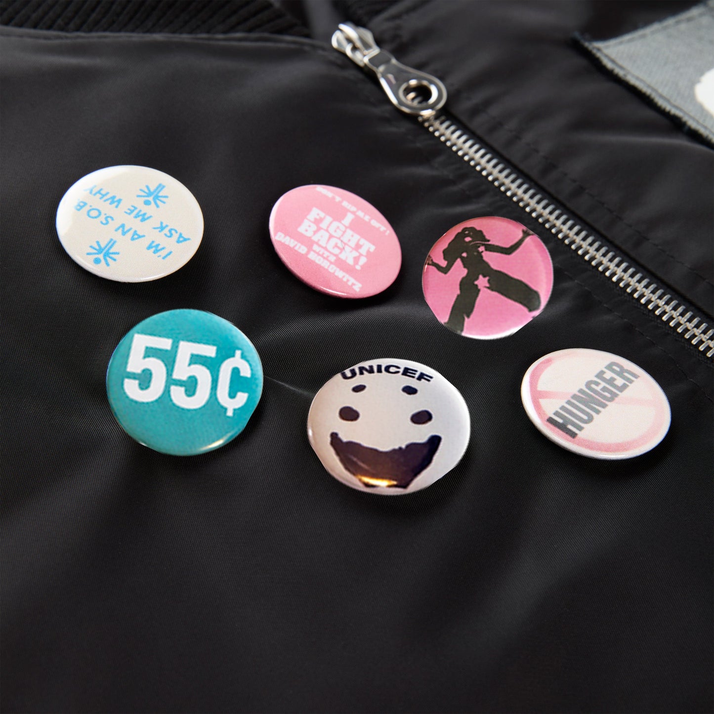 SP5DER Vet Bomber Jacket in Black
