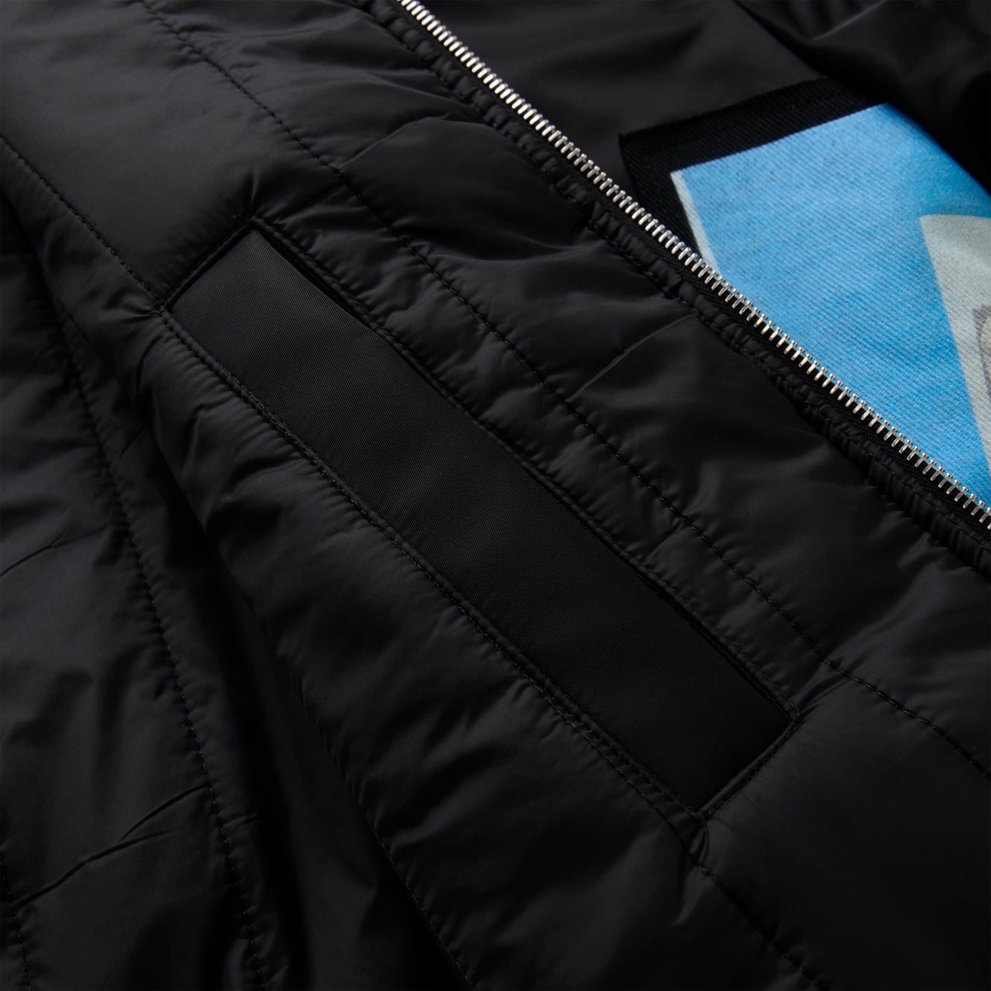 SP5DER Vet Bomber Jacket in Black
