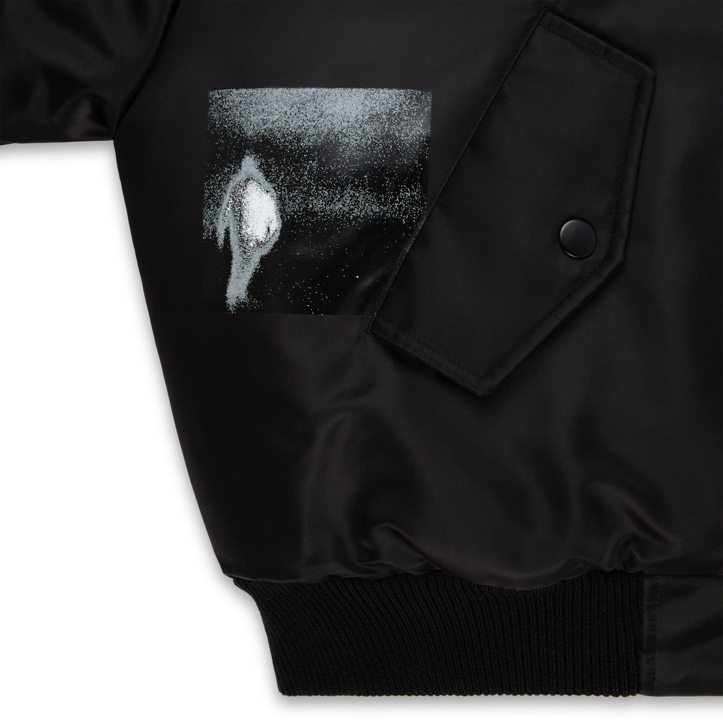 SP5DER Vet Bomber Jacket in Black
