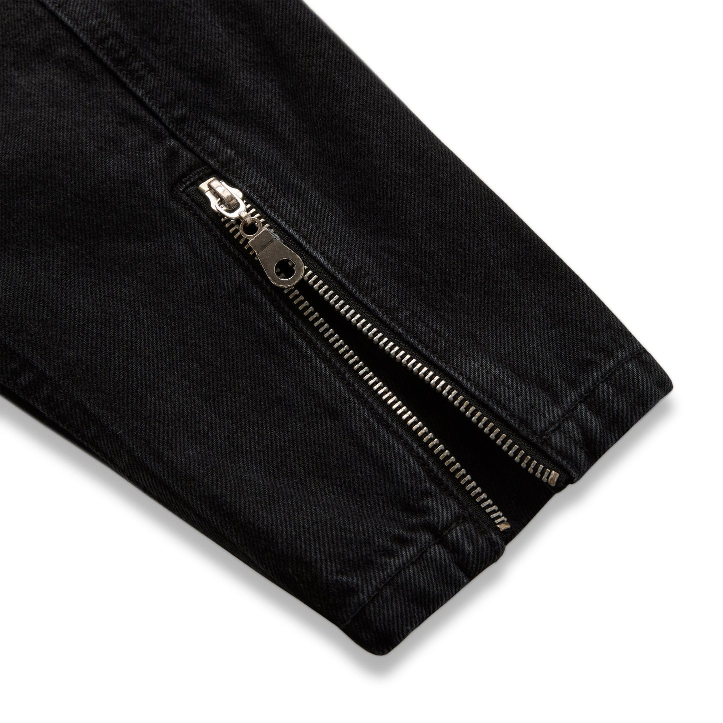 SP5DER Motorsport Denim Jacket in Black