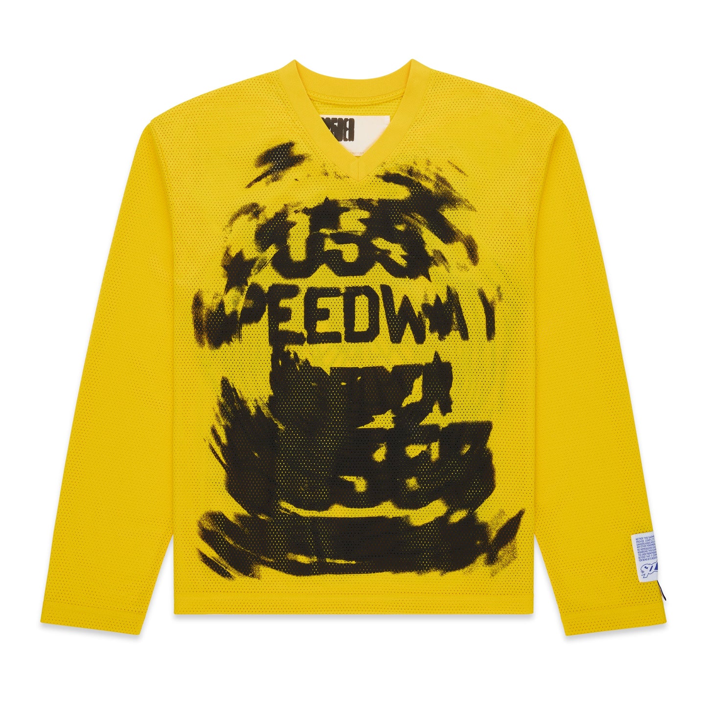 SP5DER Speedway Long Sleeve Top in Yellow
