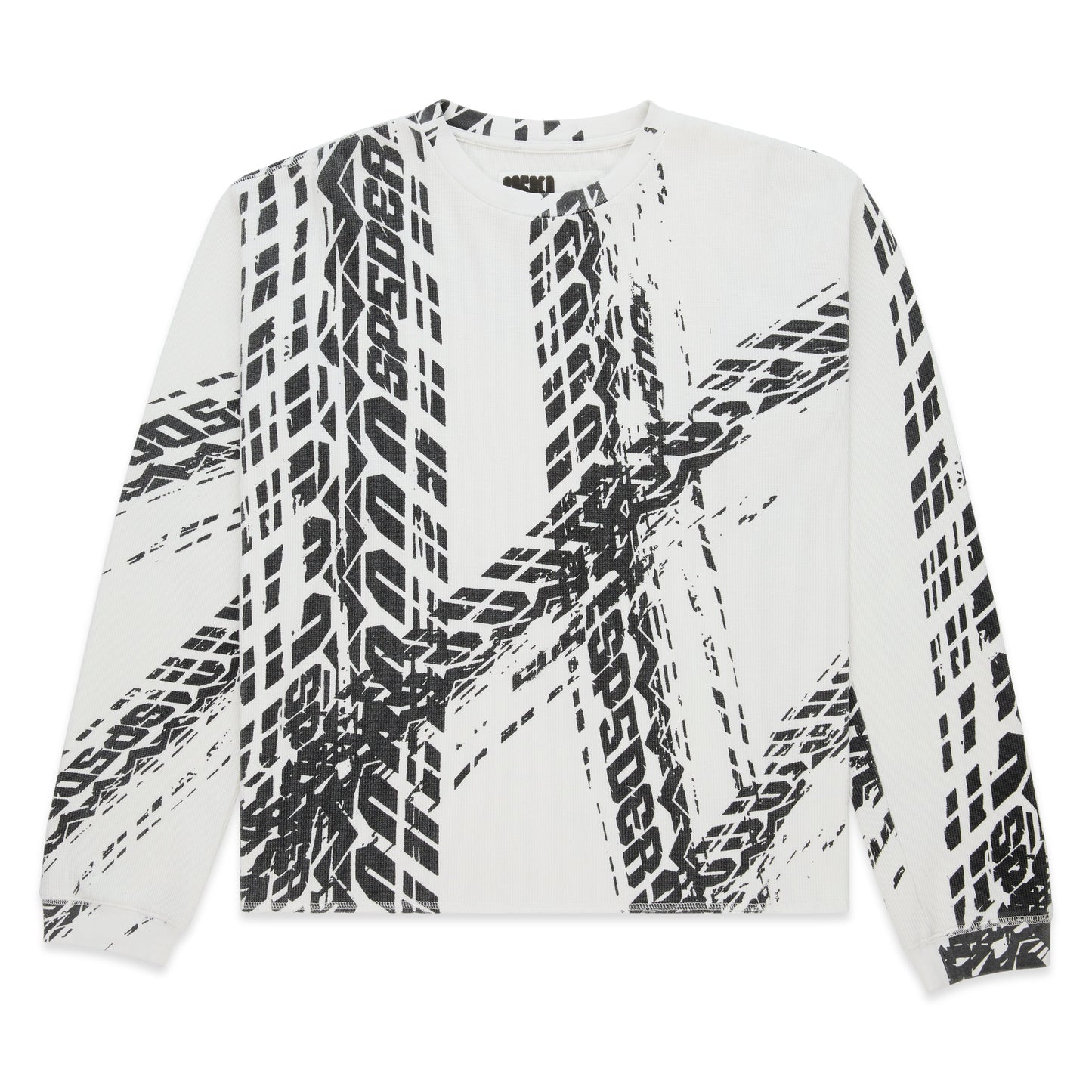 SP5DER Burnout Thermal Top in White