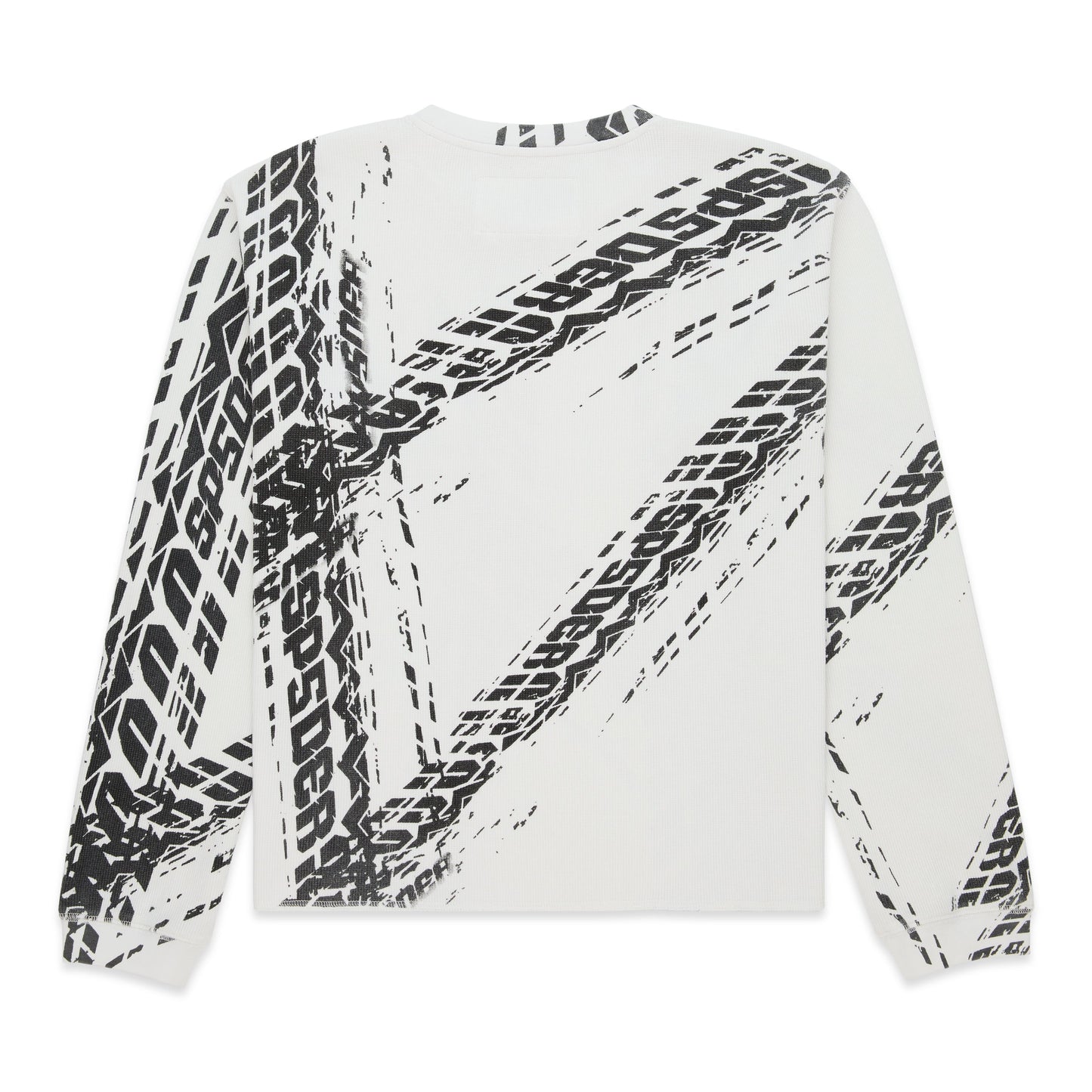 SP5DER Burnout Thermal Top in White