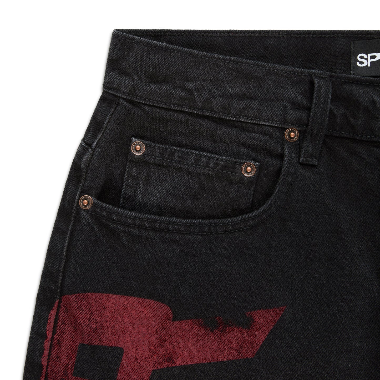 SP5DER MX555 Denim in Black