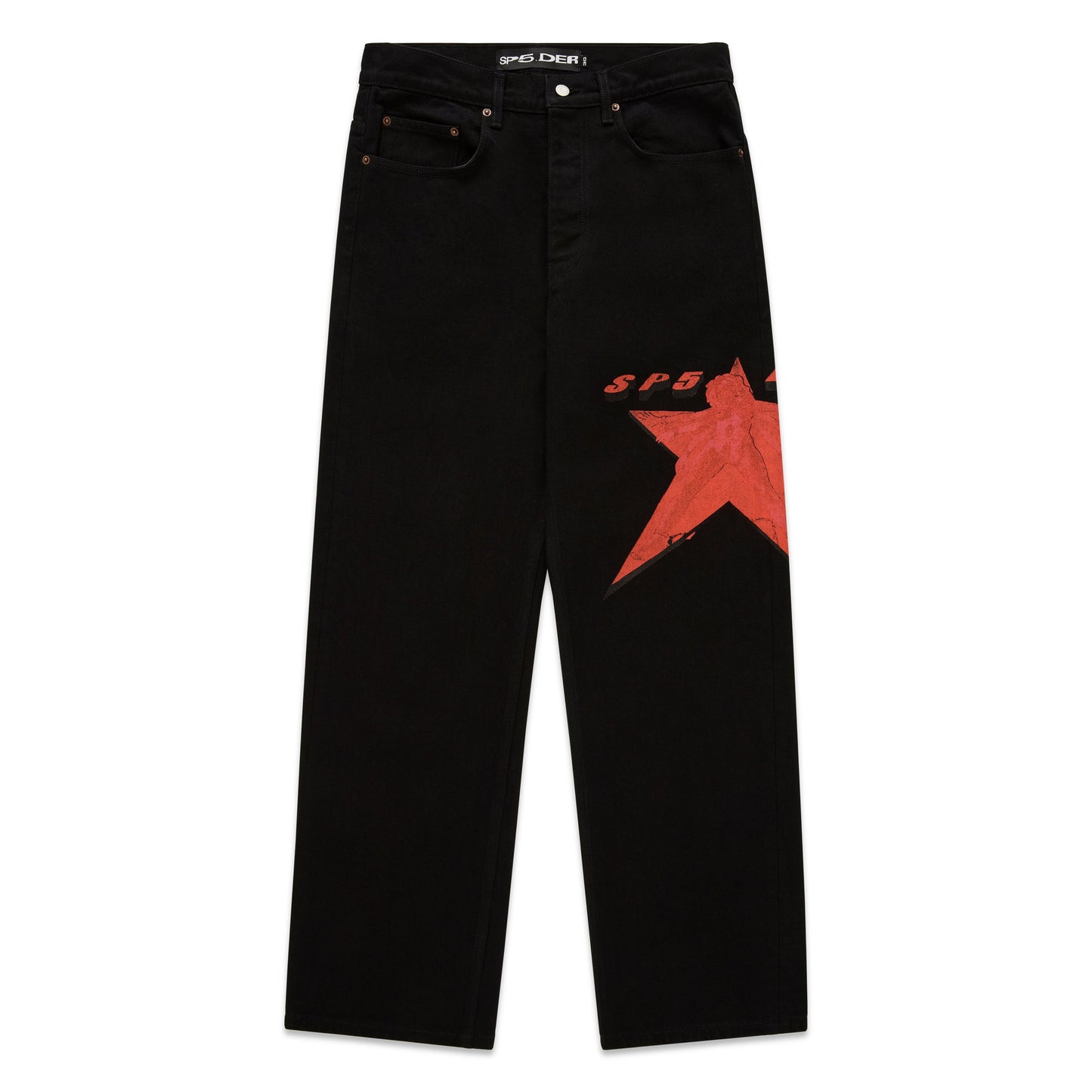 SP5DER Star Girl Denim in Black