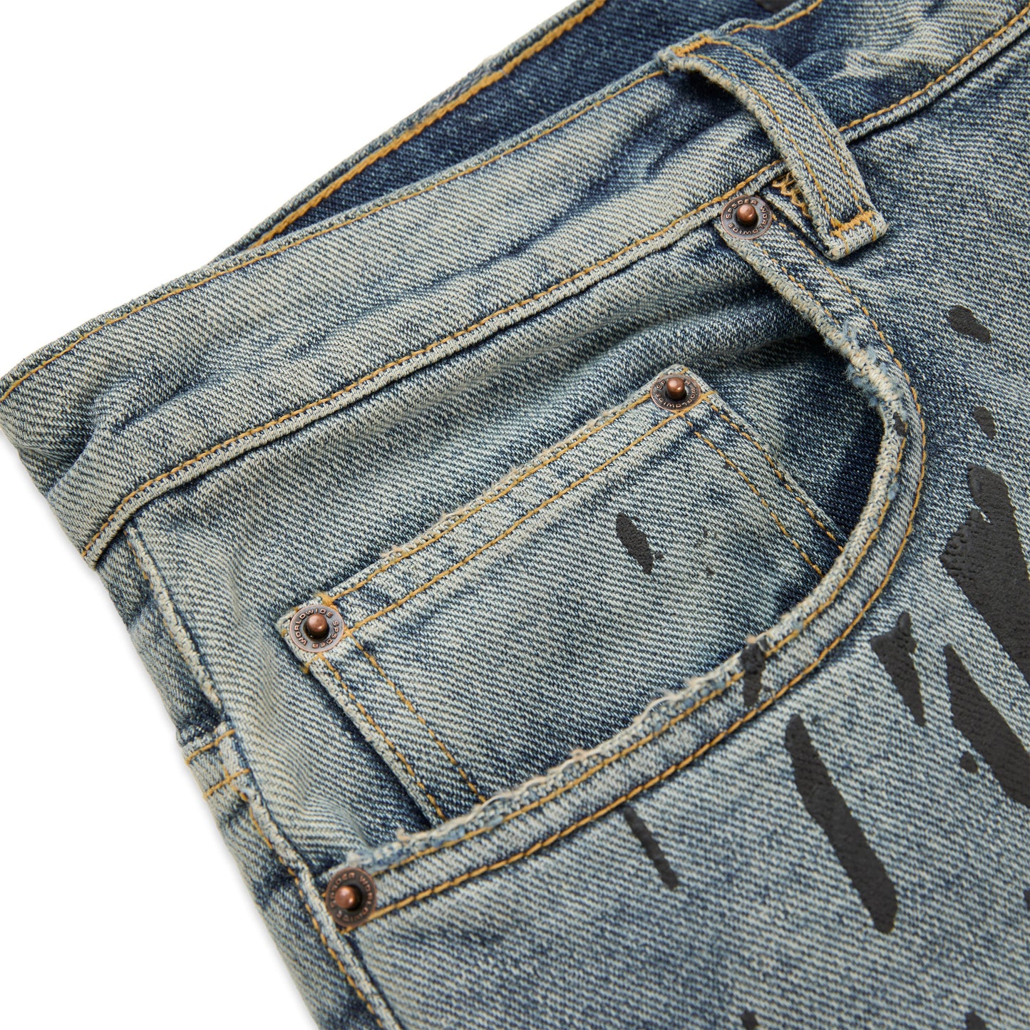 SP5DER Burnout Denim in Indigo