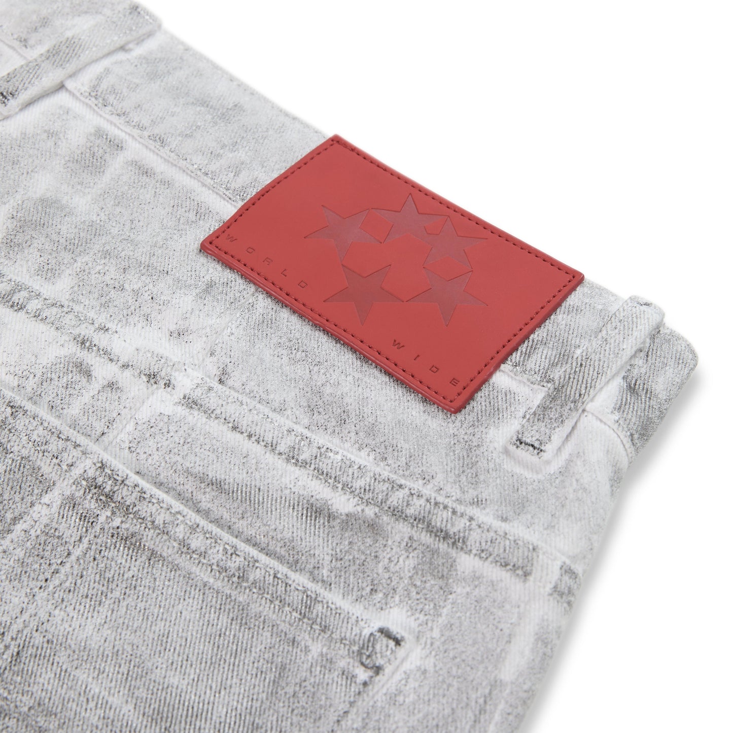 SP5DER Platinum Denim Pant in Gunmetal