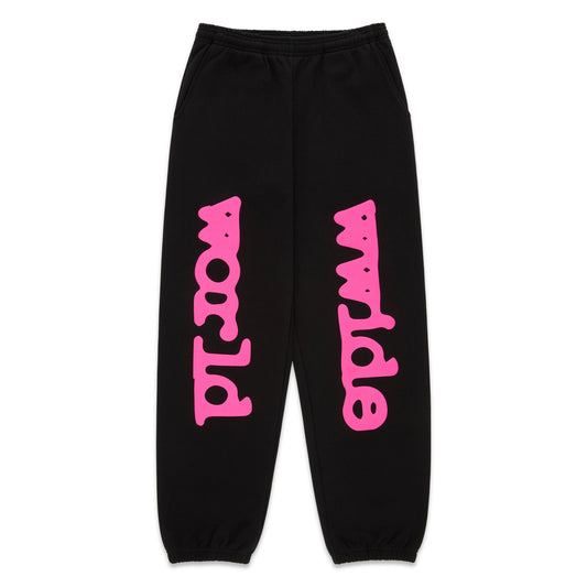 SP5DER Beluga Angel Number Sweatpant in Black