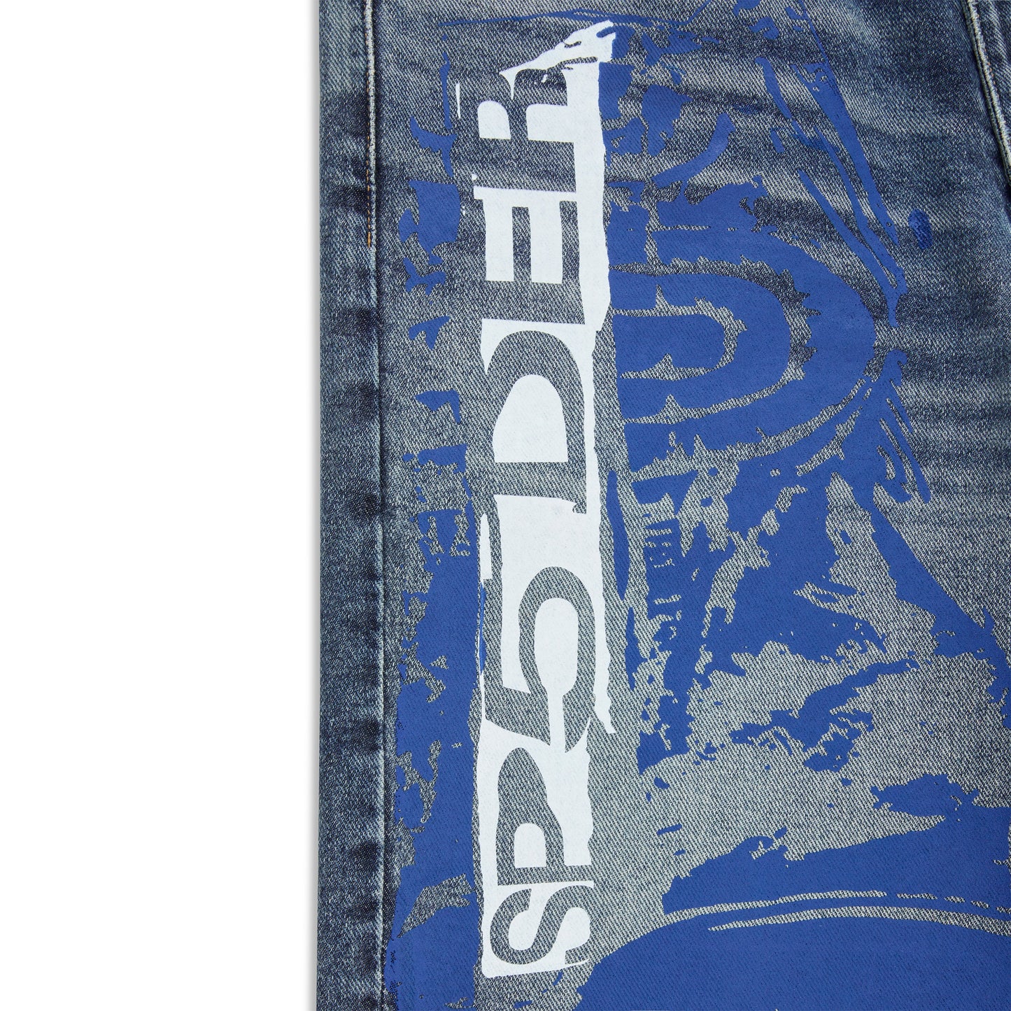 SP5DER Moto GT Denim Short in Indigo