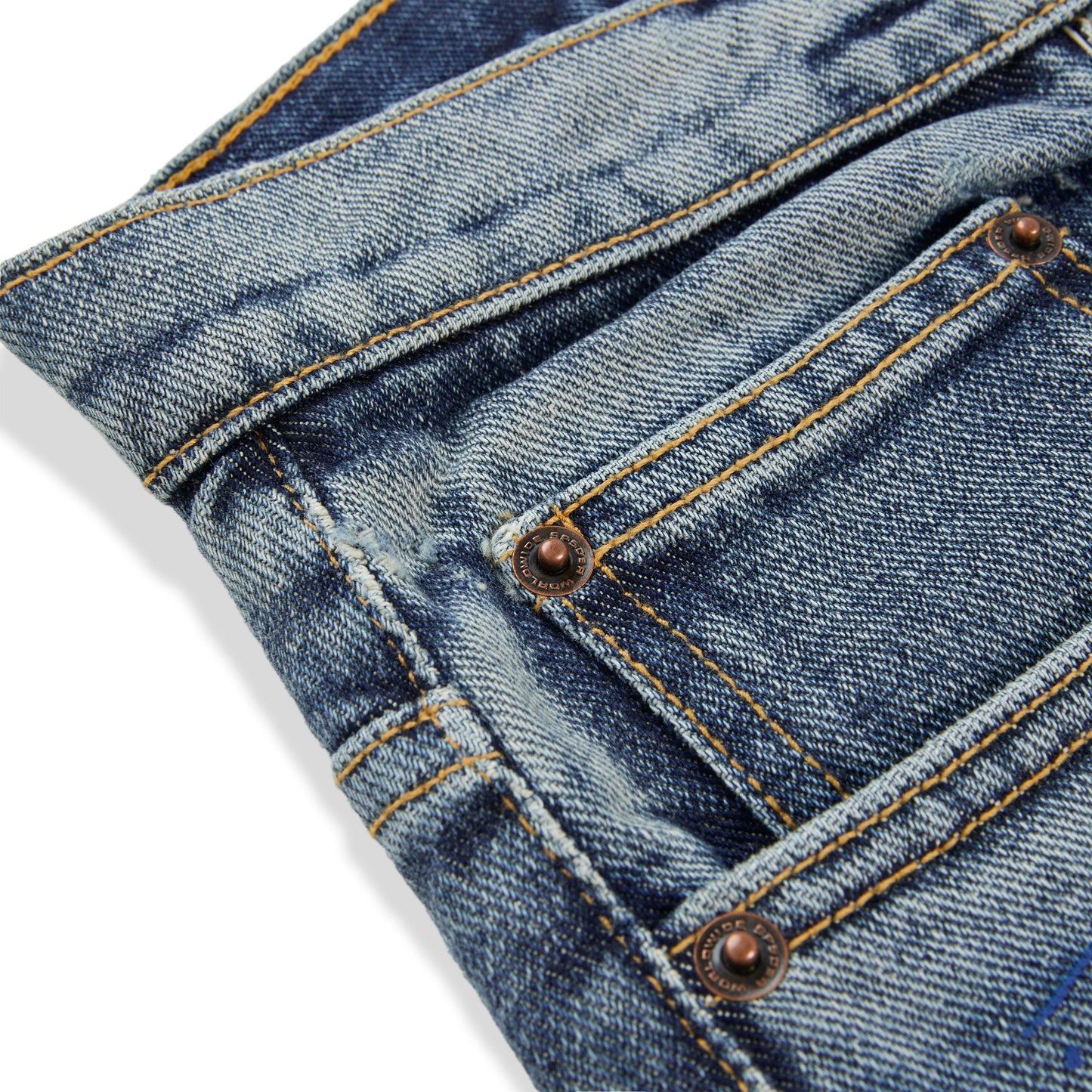 SP5DER Moto GT Denim Short in Indigo