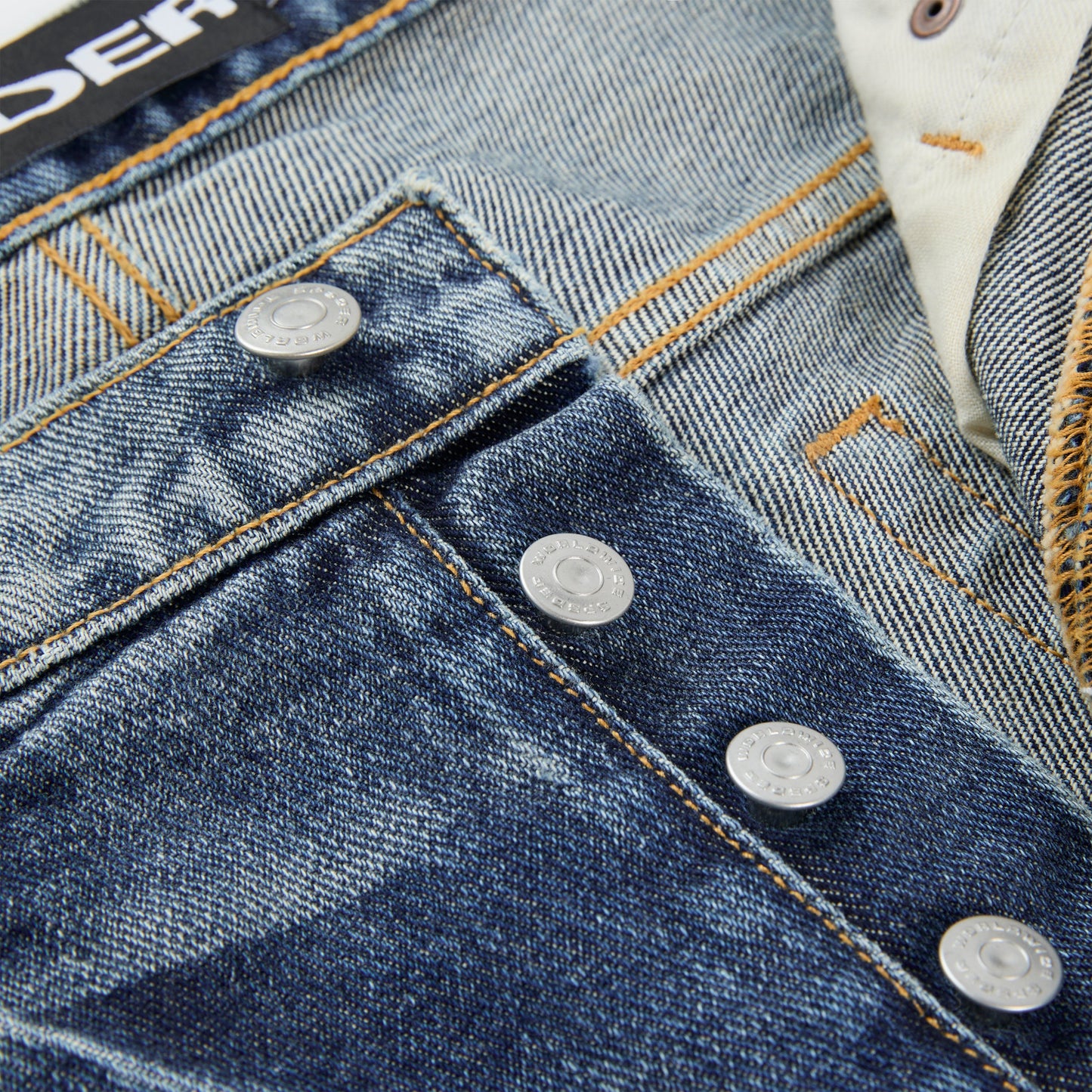 SP5DER Moto GT Denim Short in Indigo