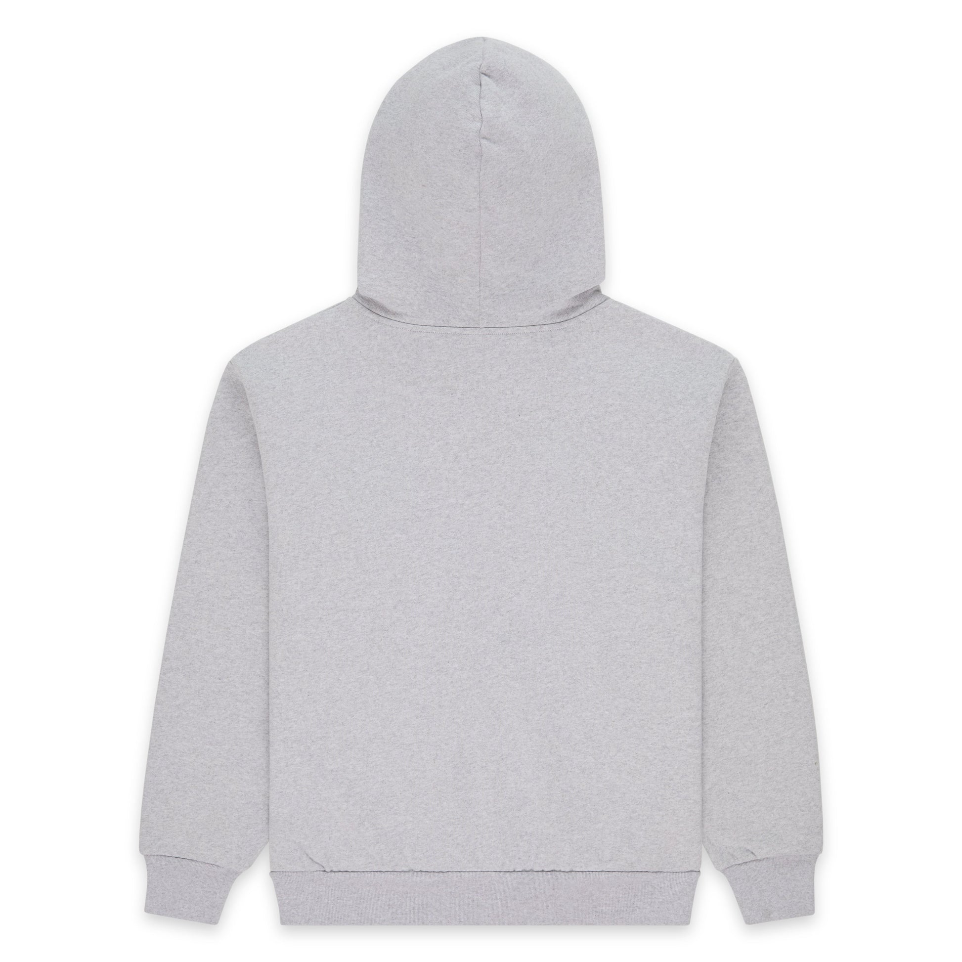 SP5DER MX555 Full-Zip Hoodie – Heather Grey - Back View