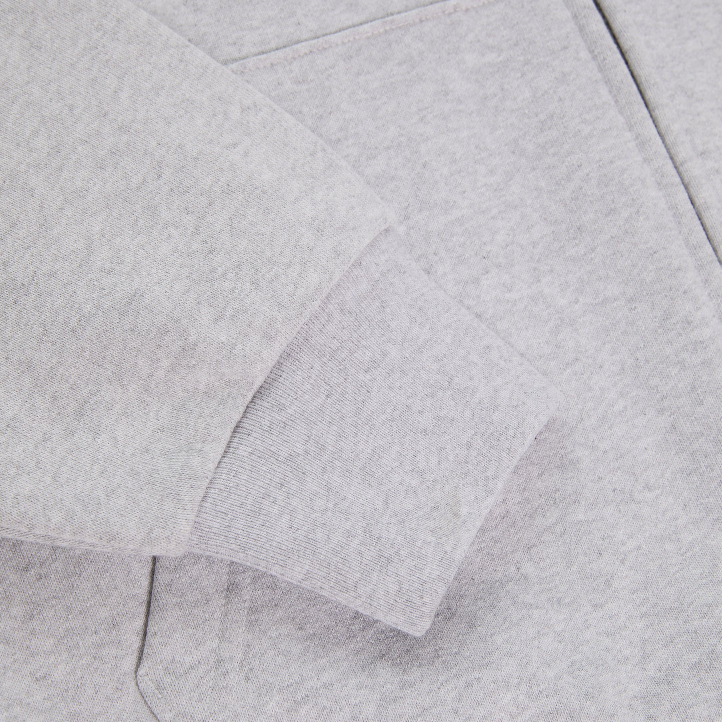 SP5DER MX555 Full-Zip Hoodie – Heather Grey - Detail View 3