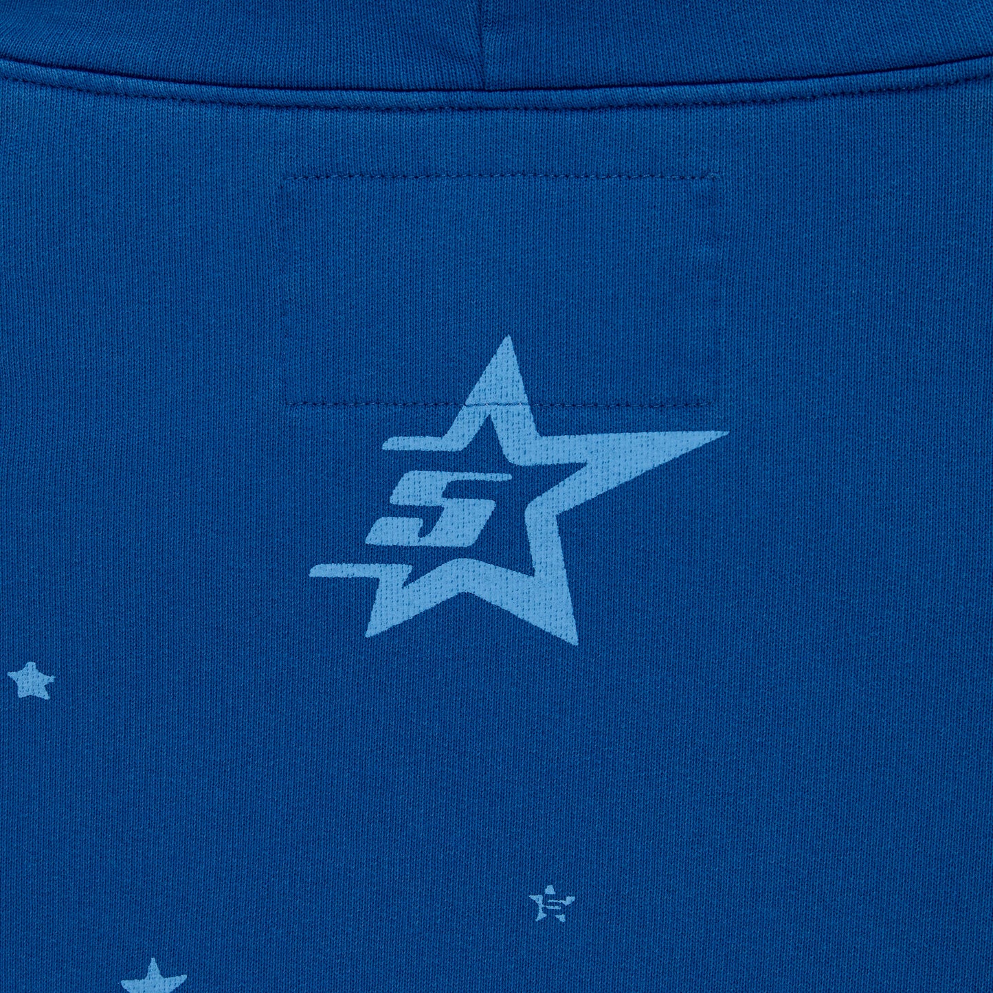 SP5DER Star Girl Hoodie - Blue - Detail View 4