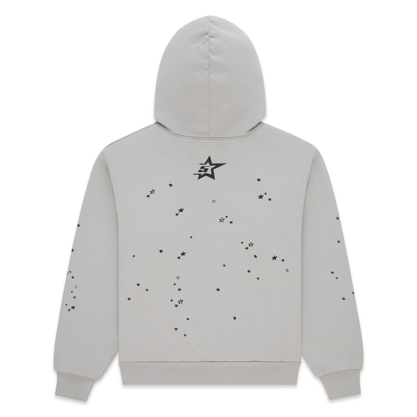 SP5DER Star Girl Hoodie - Sport Grey - Back View