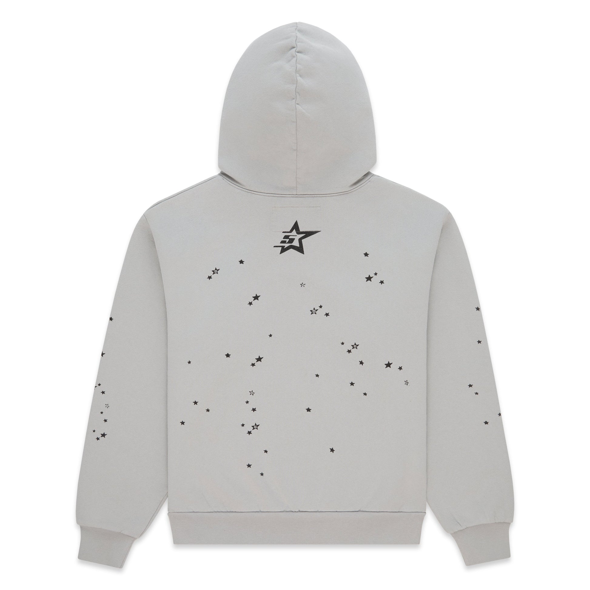 SP5DER Star Girl Hoodie - Sport Grey - Back View
