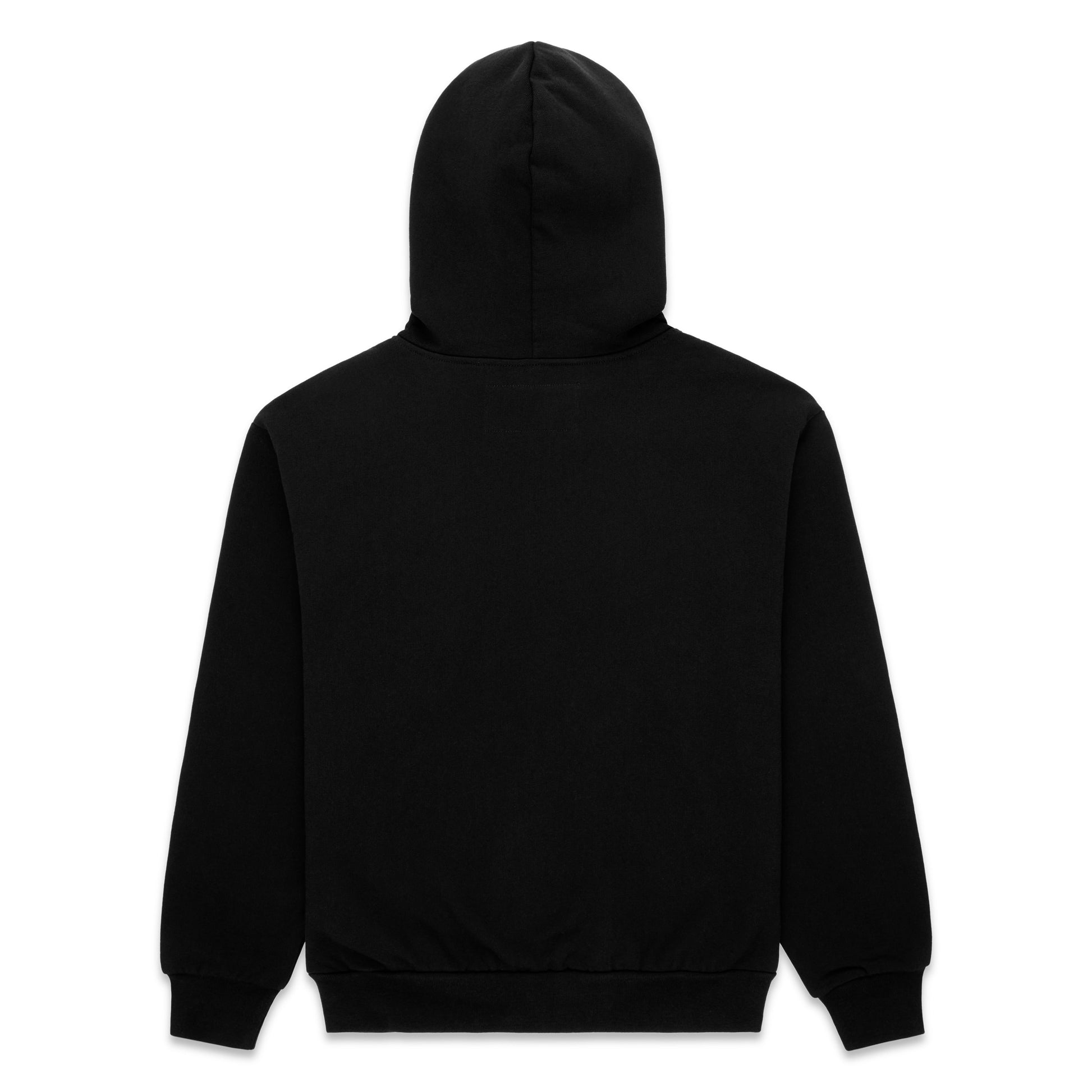 SP5DER 555 Full-Zip Hoodie – Black - Back View