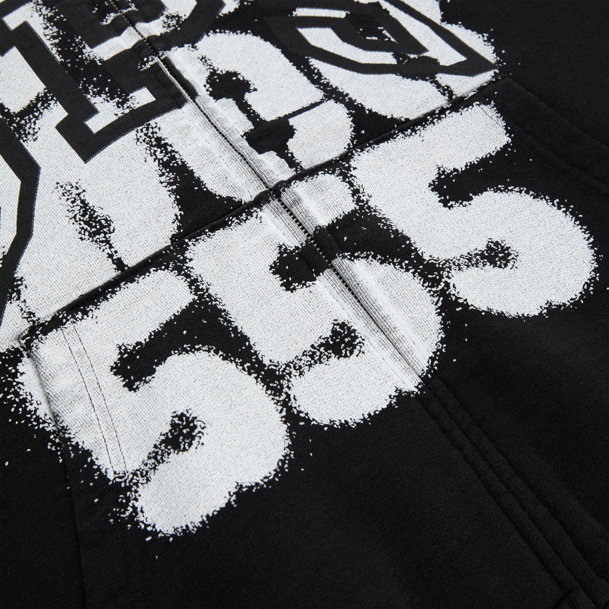 SP5DER 555 Full-Zip Hoodie – Black - Detail View 2