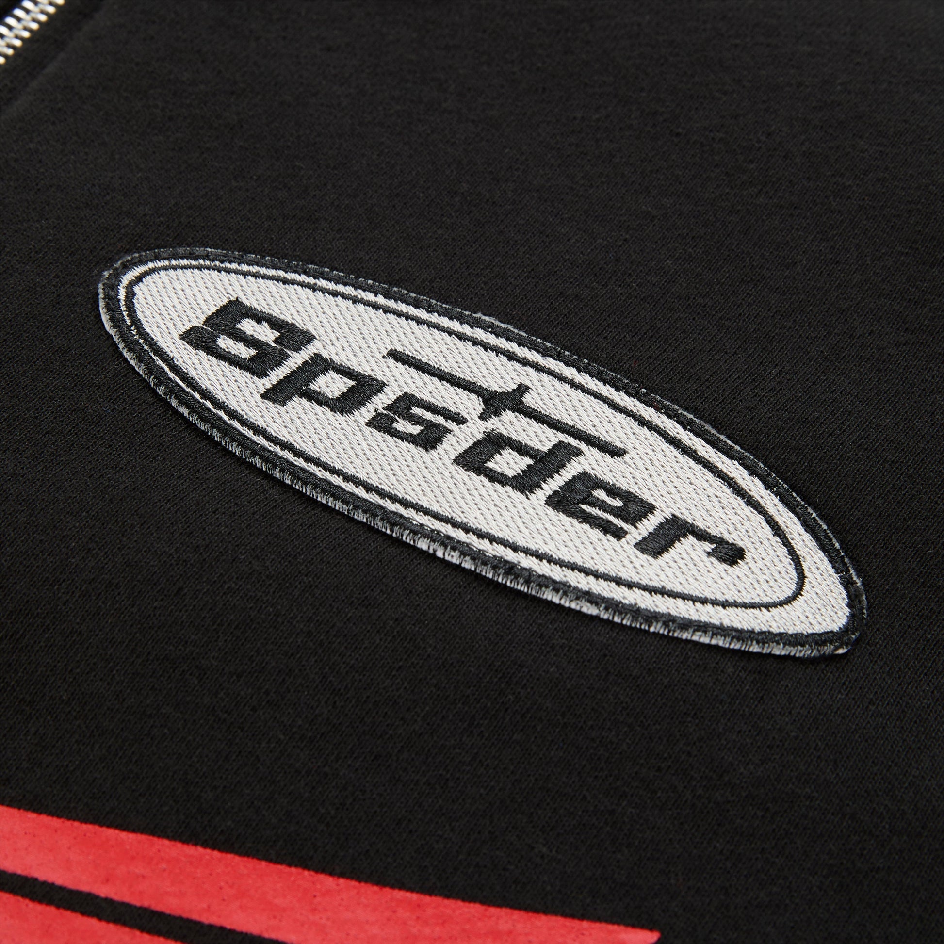 SP5DER GT Full-Zip Hoodie – Black - Detail View 3