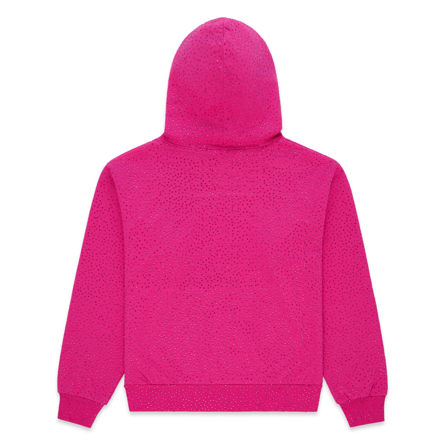 SP5DER VVS Rhinestone Hoodie - Pink - Back View
