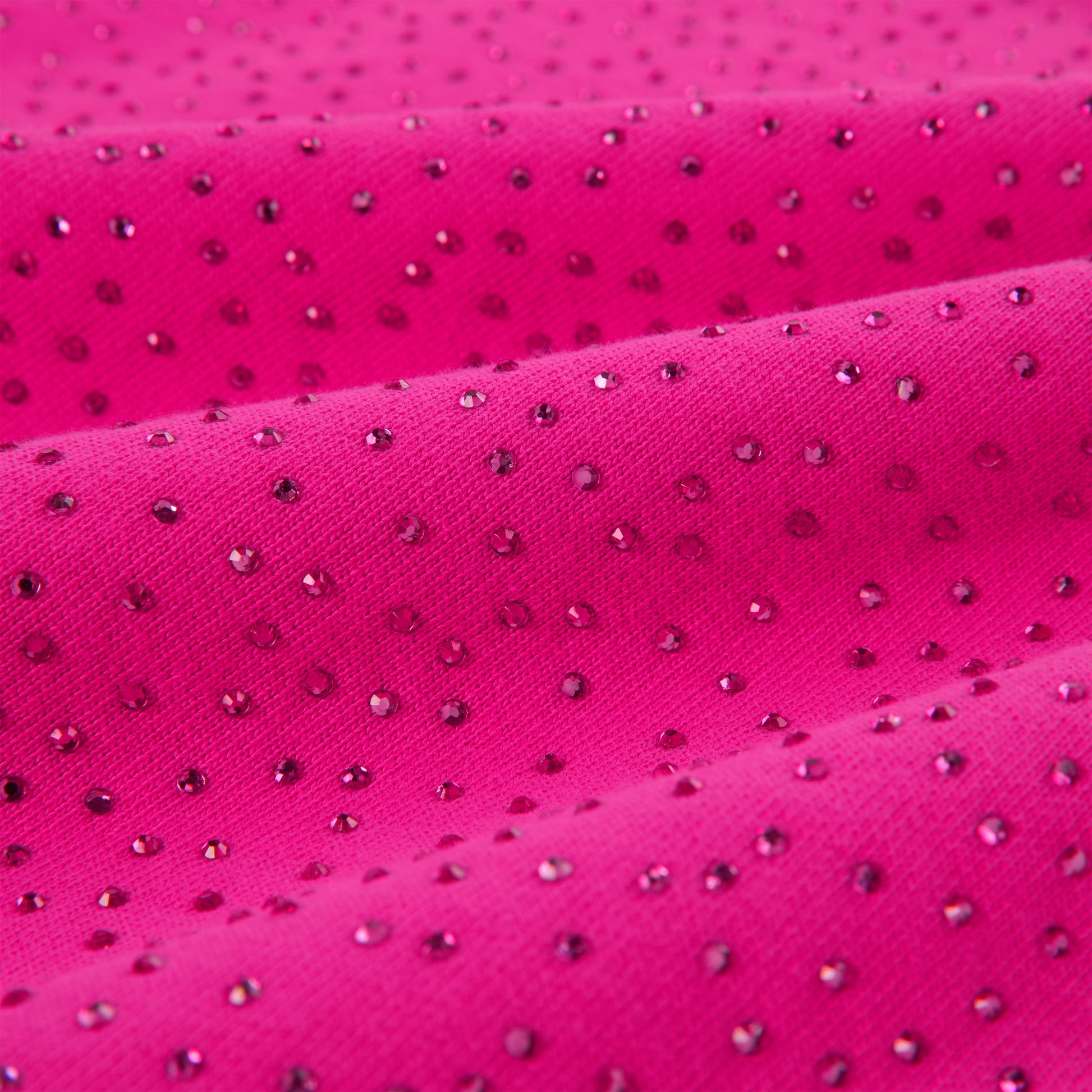 SP5DER VVS Rhinestone Hoodie - Pink - Detail View 4