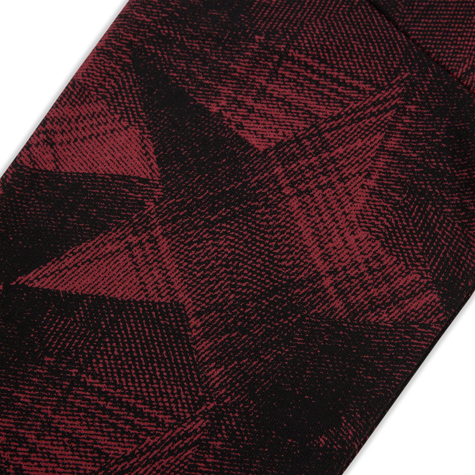 SP5DER Plaid Splatter Hoodie - Black - Detail View 5